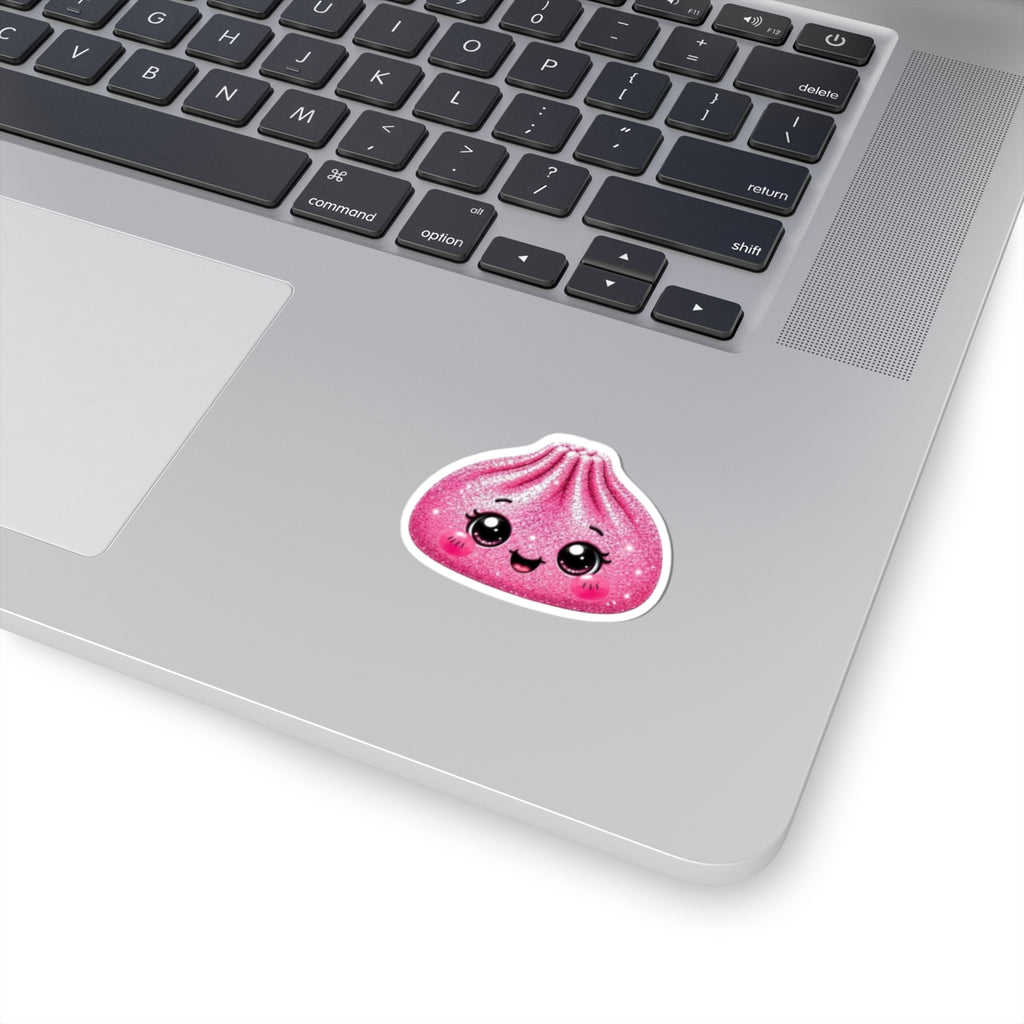 Kawaii Pink Glitter Dumpling Sticker