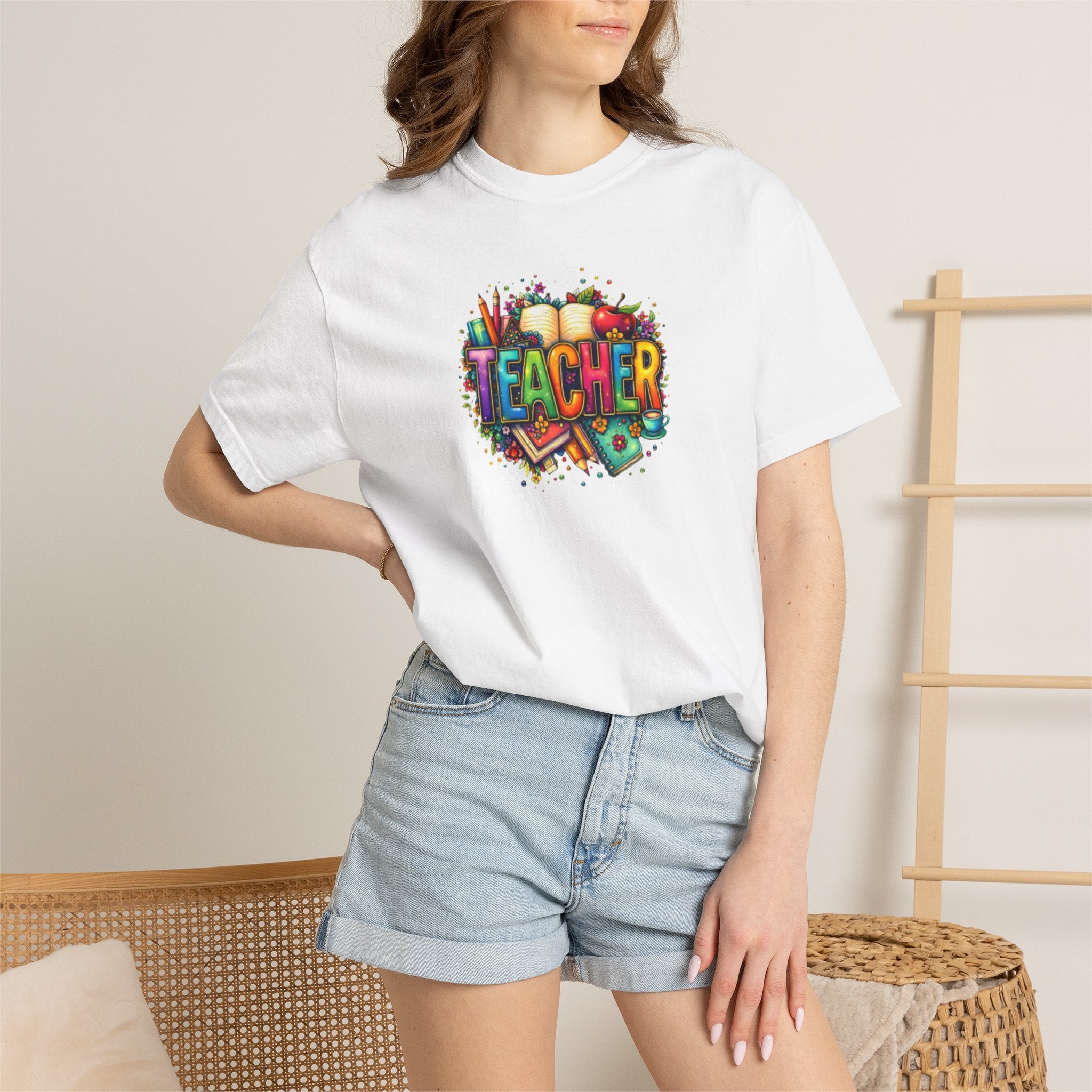 Teacher Colorful Classroom Graphic T-Shirt