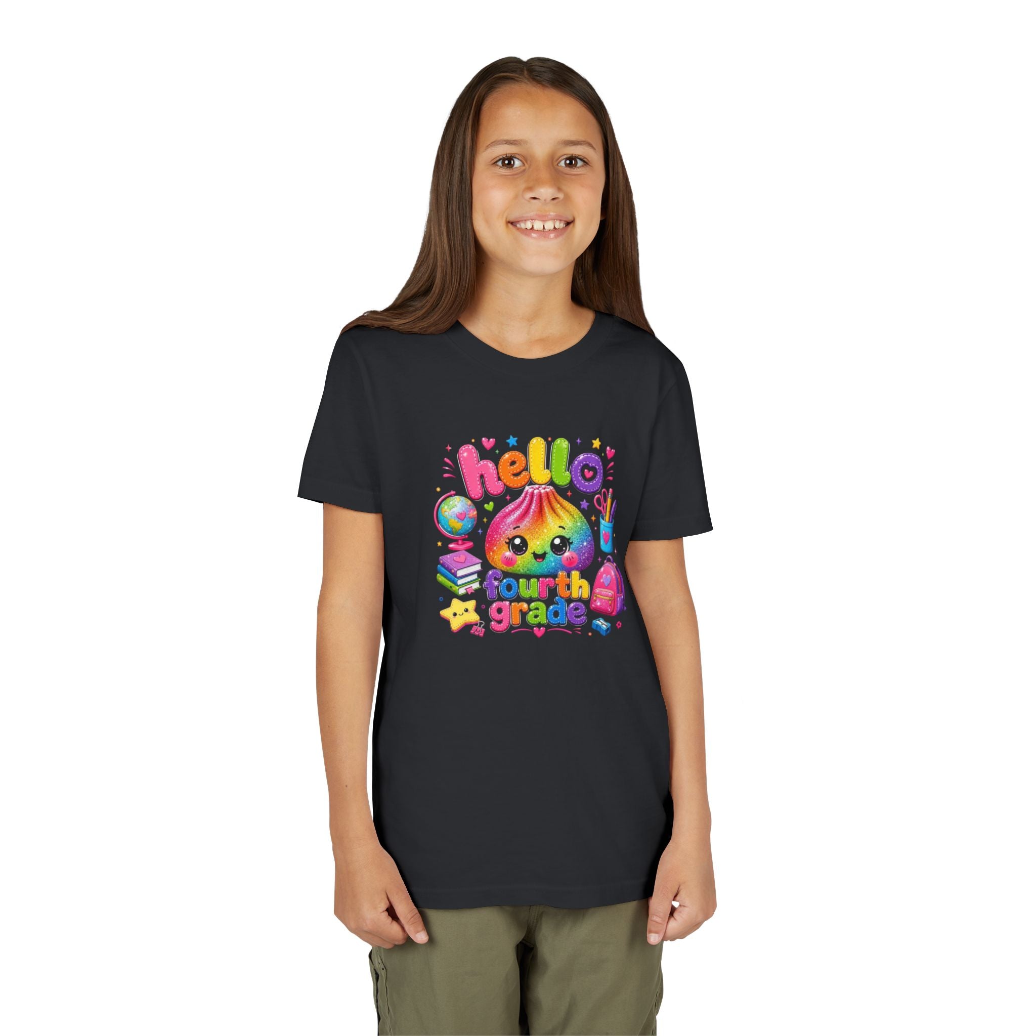 "Hello Fourth Grade" Kids T-Shirt