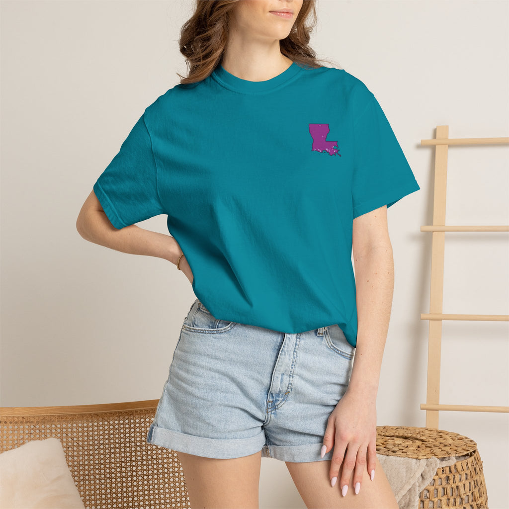 Louisiana Graphic T-Shirt — 'Excuse Me While I Love You' State Pride Tee