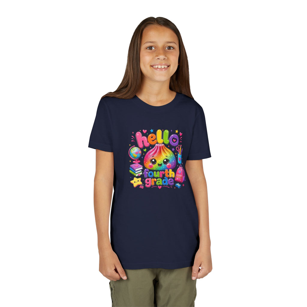 "Hello Fourth Grade" Kids T-Shirt