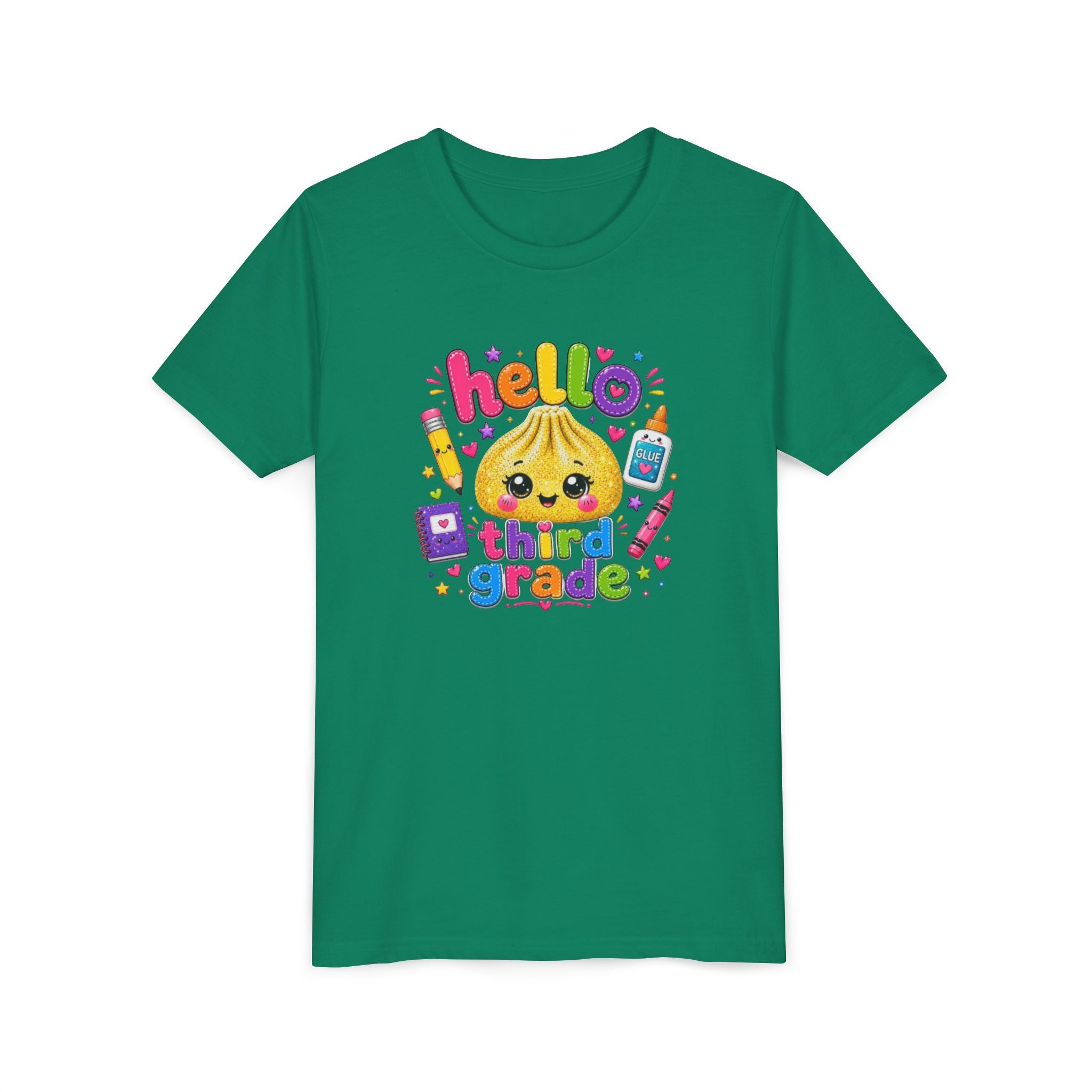 Hello Third Grade Youth Tee