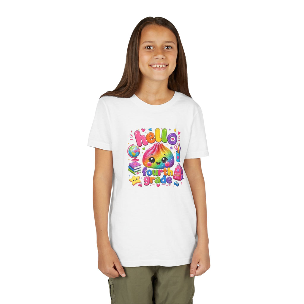 "Hello Fourth Grade" Kids T-Shirt