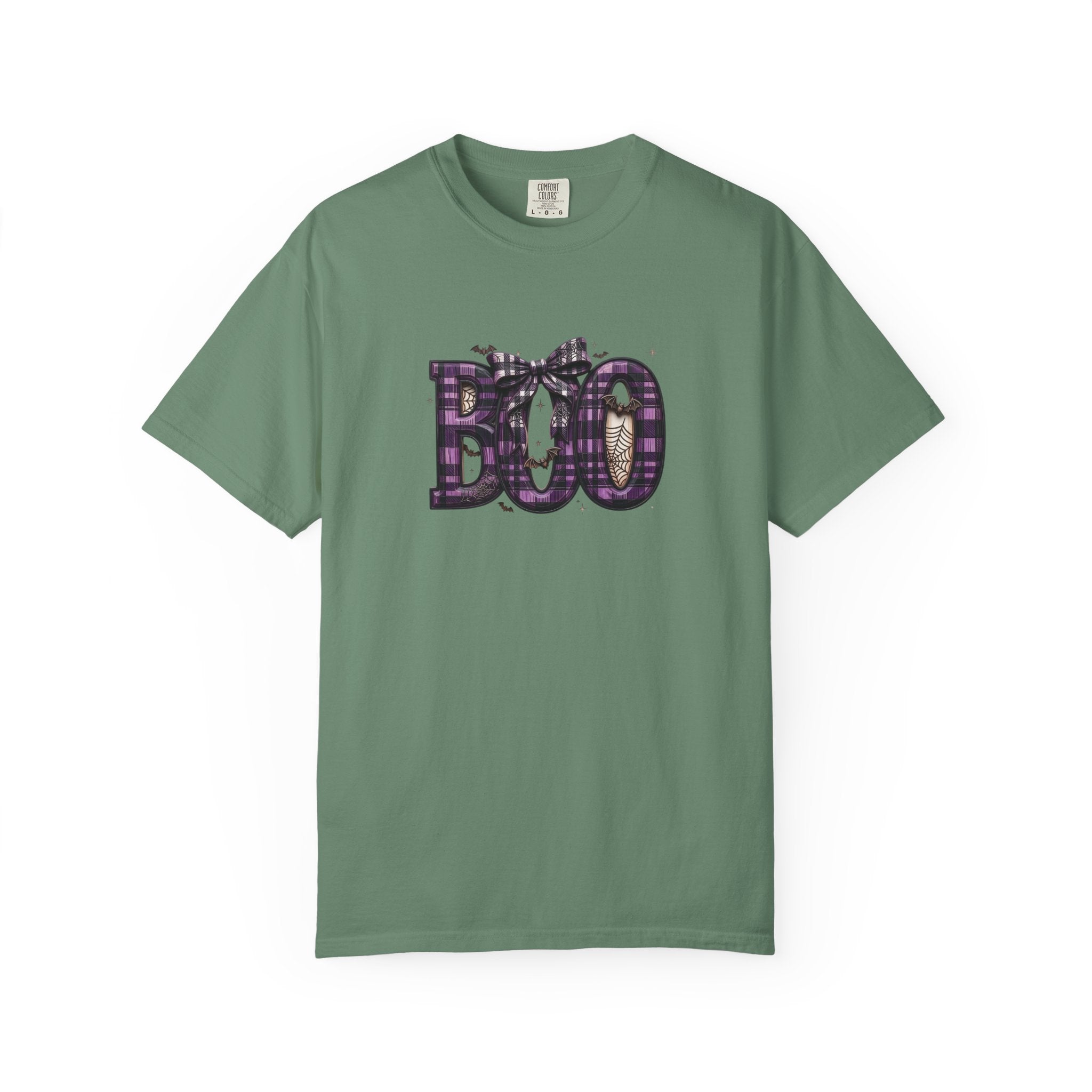 Halloween 'BOO' Plaid T-Shirt