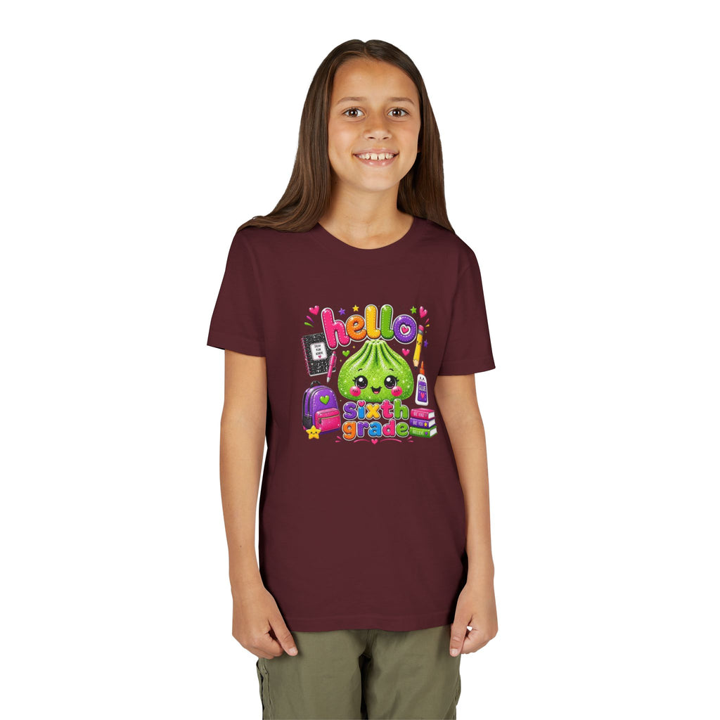 "Hello Sixth Grade" Youth Tee