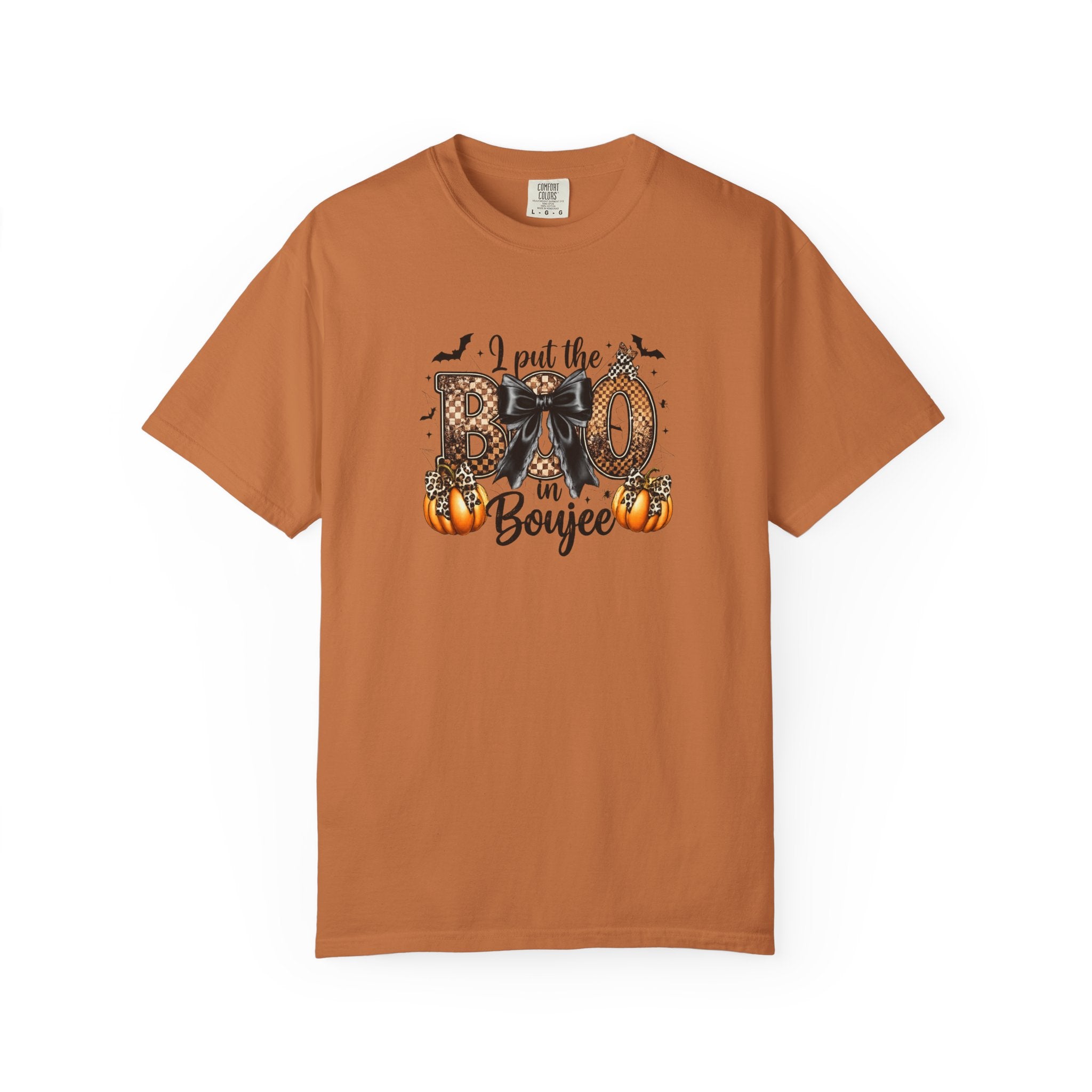 Halloween Boo in Boujee T-Shirt — Cute Spooky Pumpkin Graphic Tee