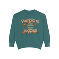 Fall Sweatshirt – "Pumpkins, Bonfires, Hoodies, Leaves, Football" Cozy Autumn Pullover