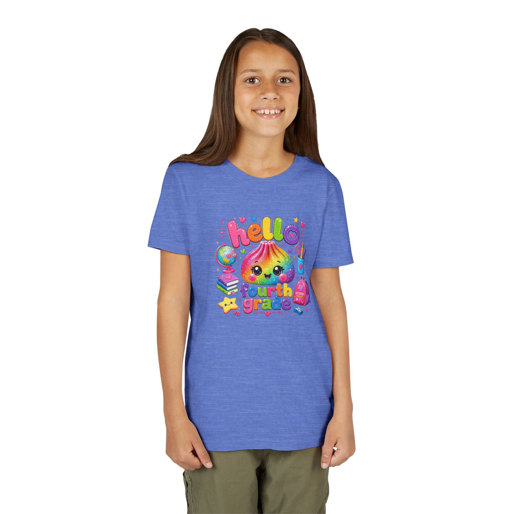 "Hello Fourth Grade" Kids T-Shirt