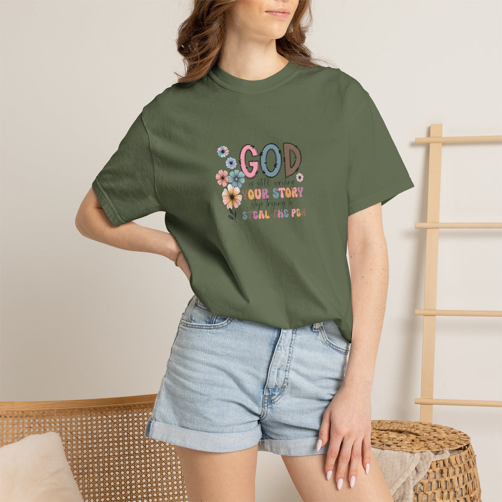God Grew Your Story Floral T-Shirt
