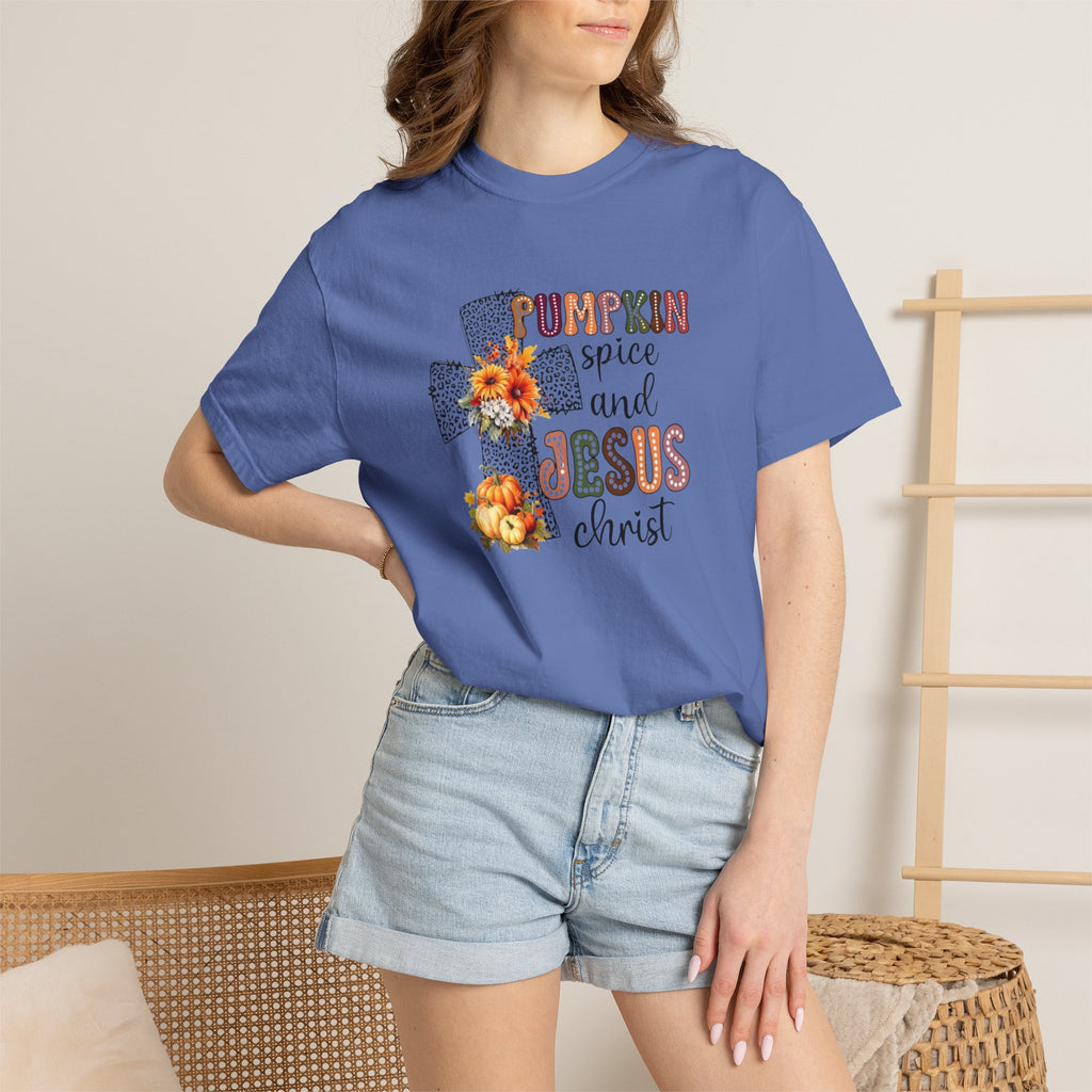 Pumpkin Spice and Jesus Tee