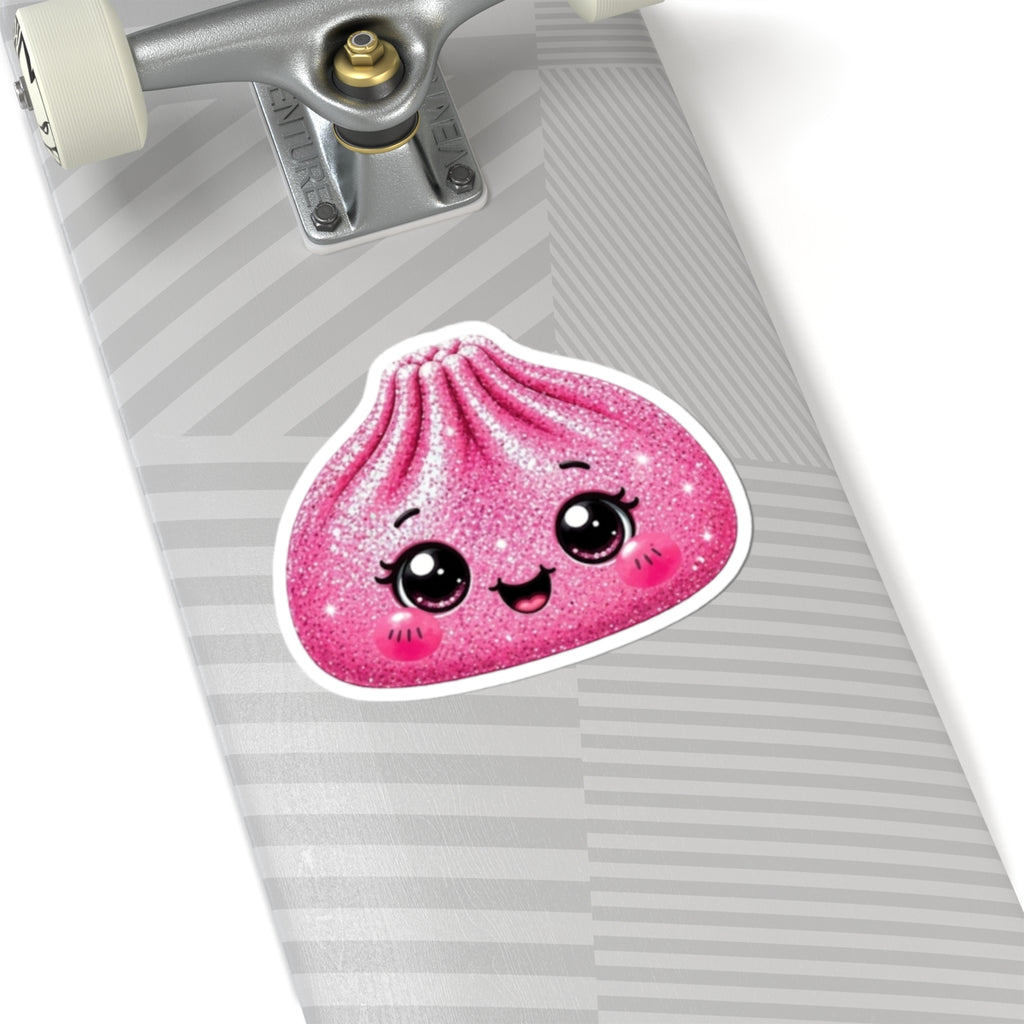 Kawaii Pink Glitter Dumpling Sticker
