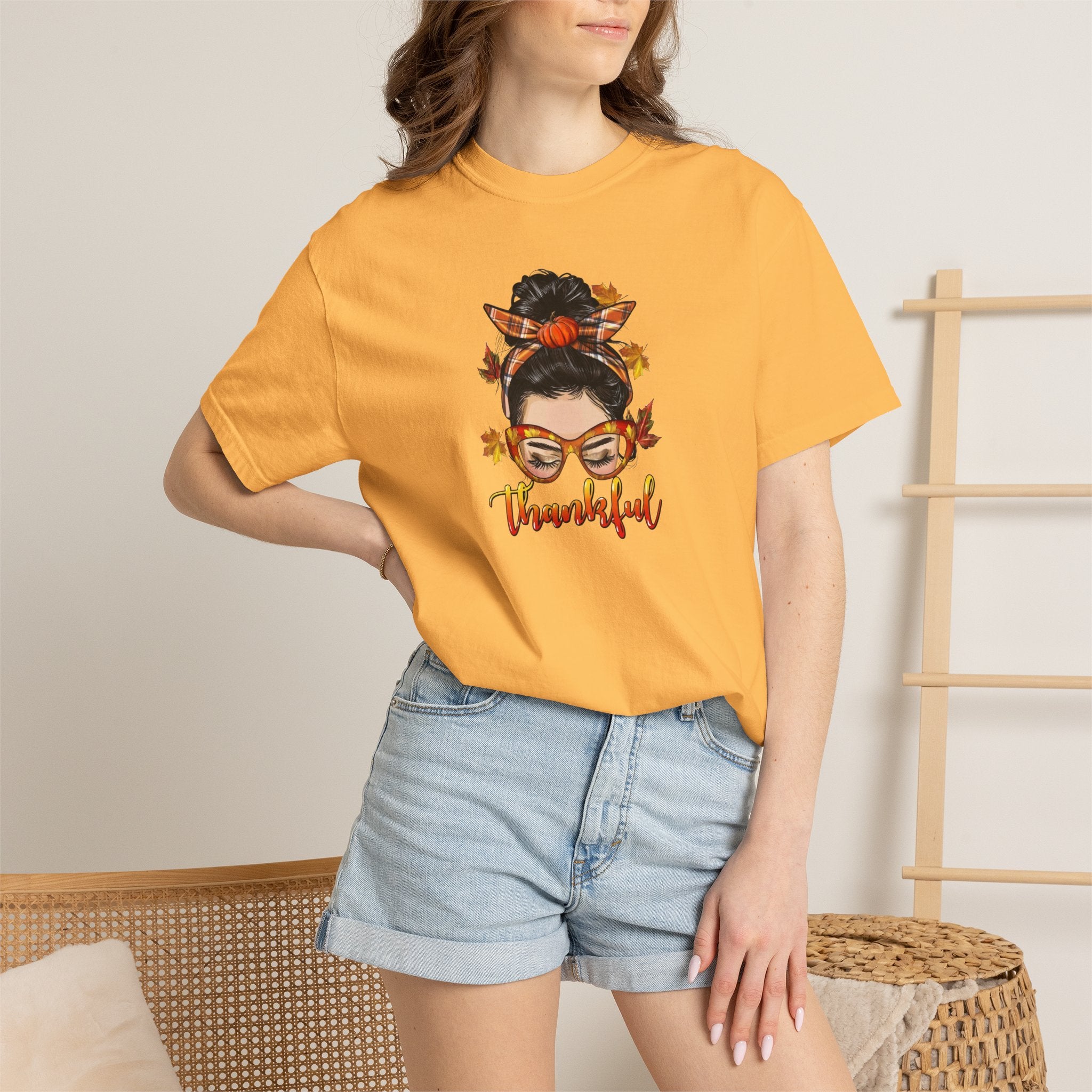 Thankful Fall Woman T-Shirt