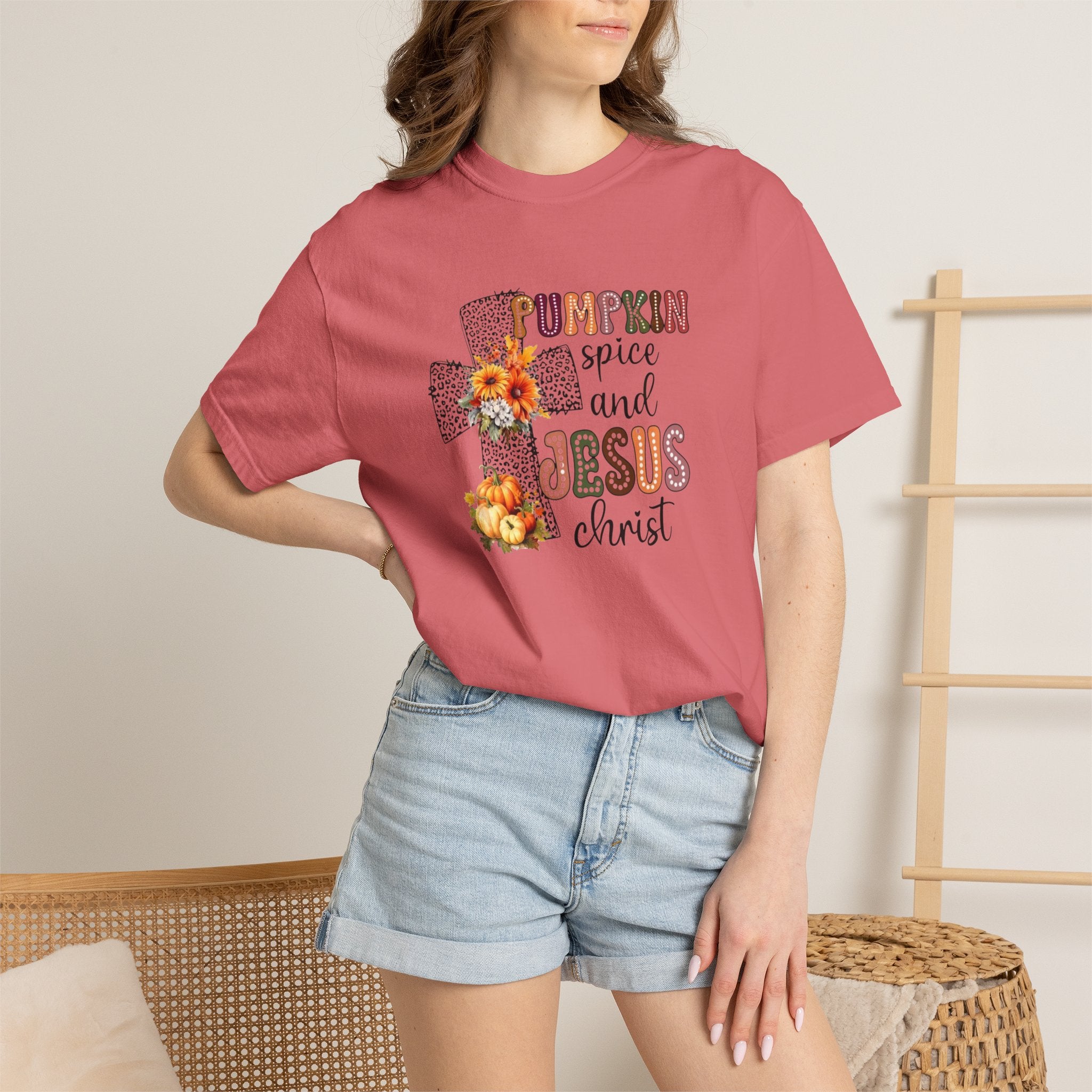 Pumpkin Spice and Jesus Tee