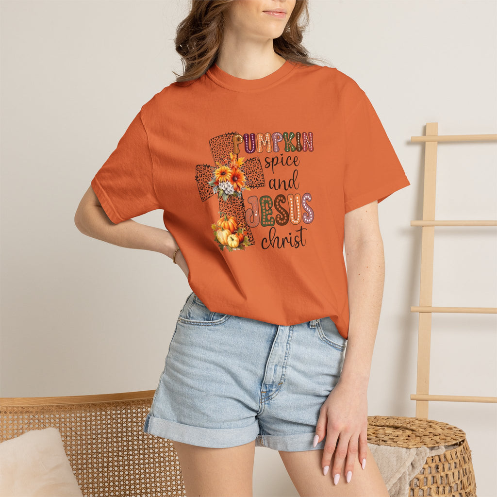 Pumpkin Spice and Jesus Tee