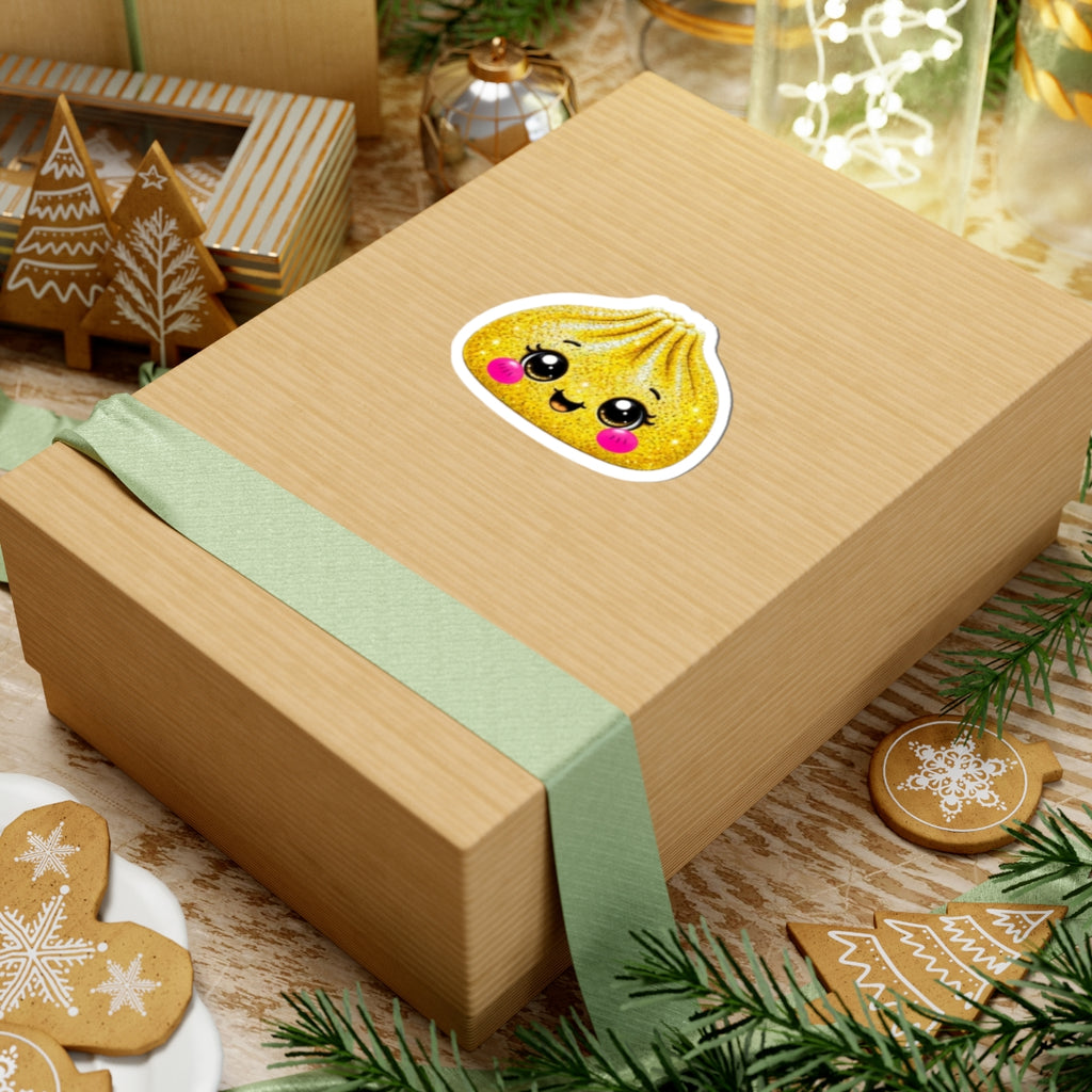 Kawaii Dumpling Glitter Sticker