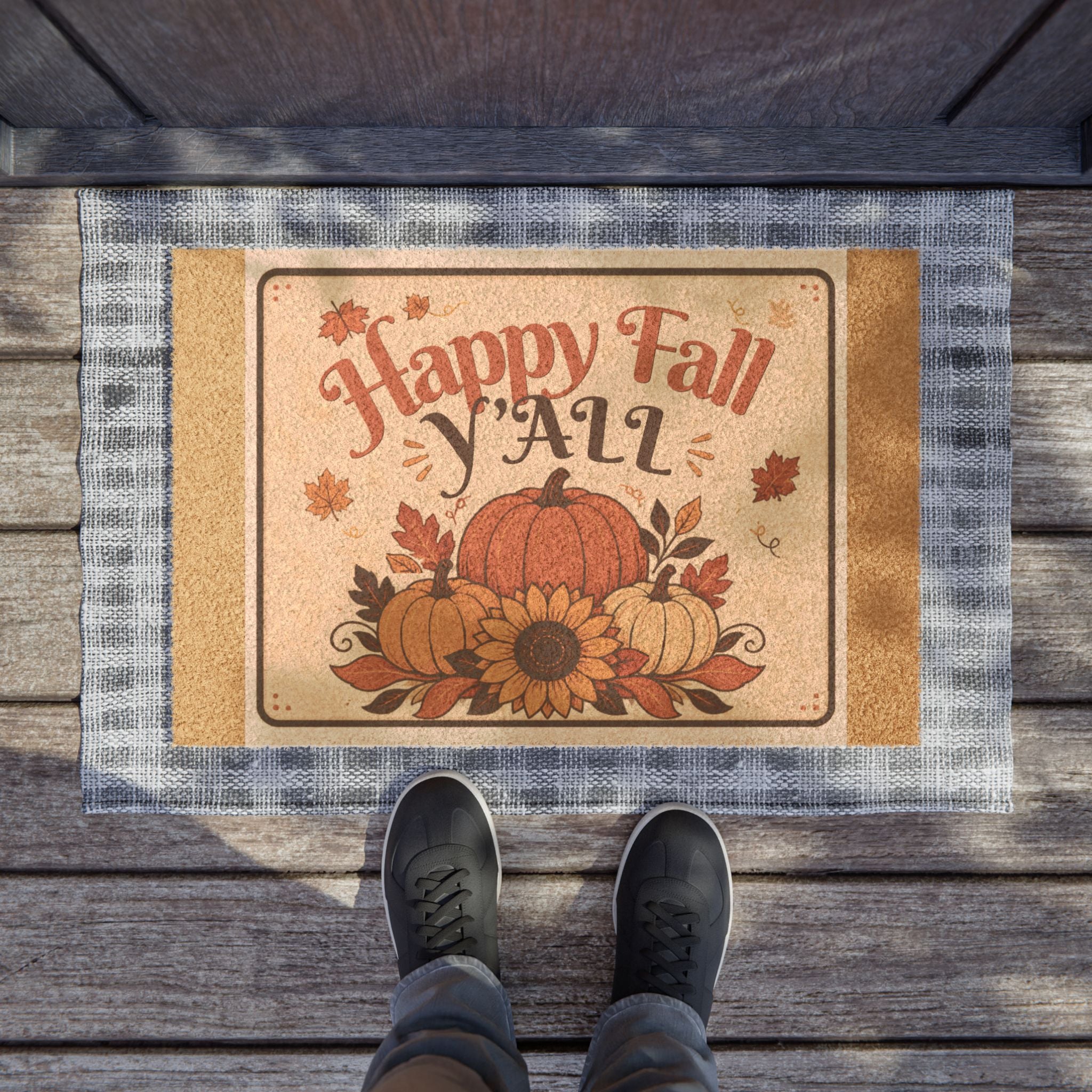 Happy Fall Y'all Doormat