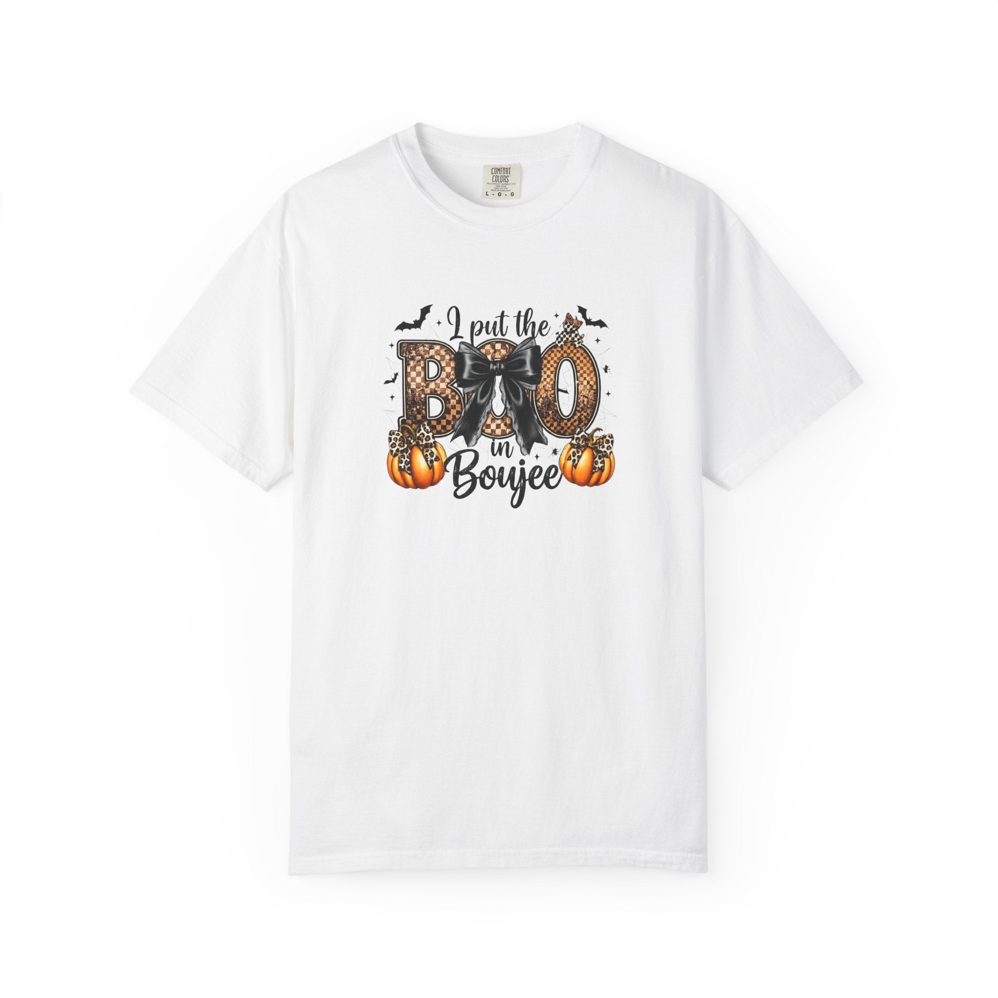 Halloween Boo in Boujee T-Shirt — Cute Spooky Pumpkin Graphic Tee