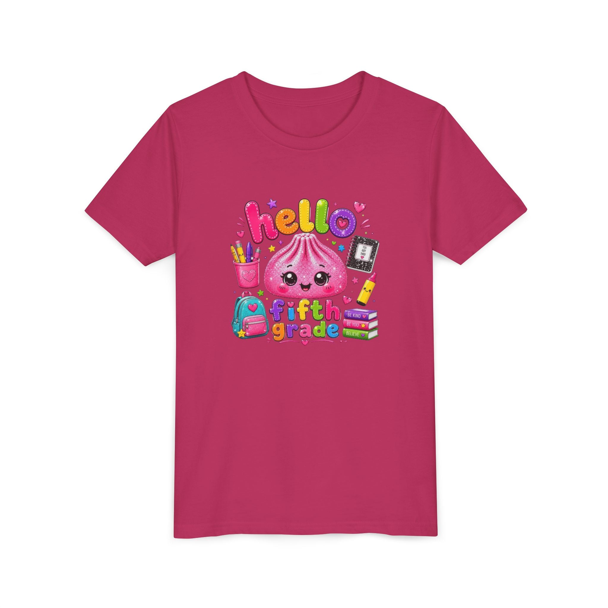 Hello Fifth Grade Youth Tee