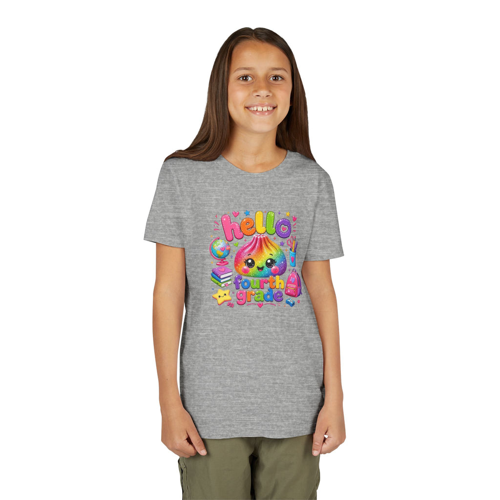 "Hello Fourth Grade" Kids T-Shirt
