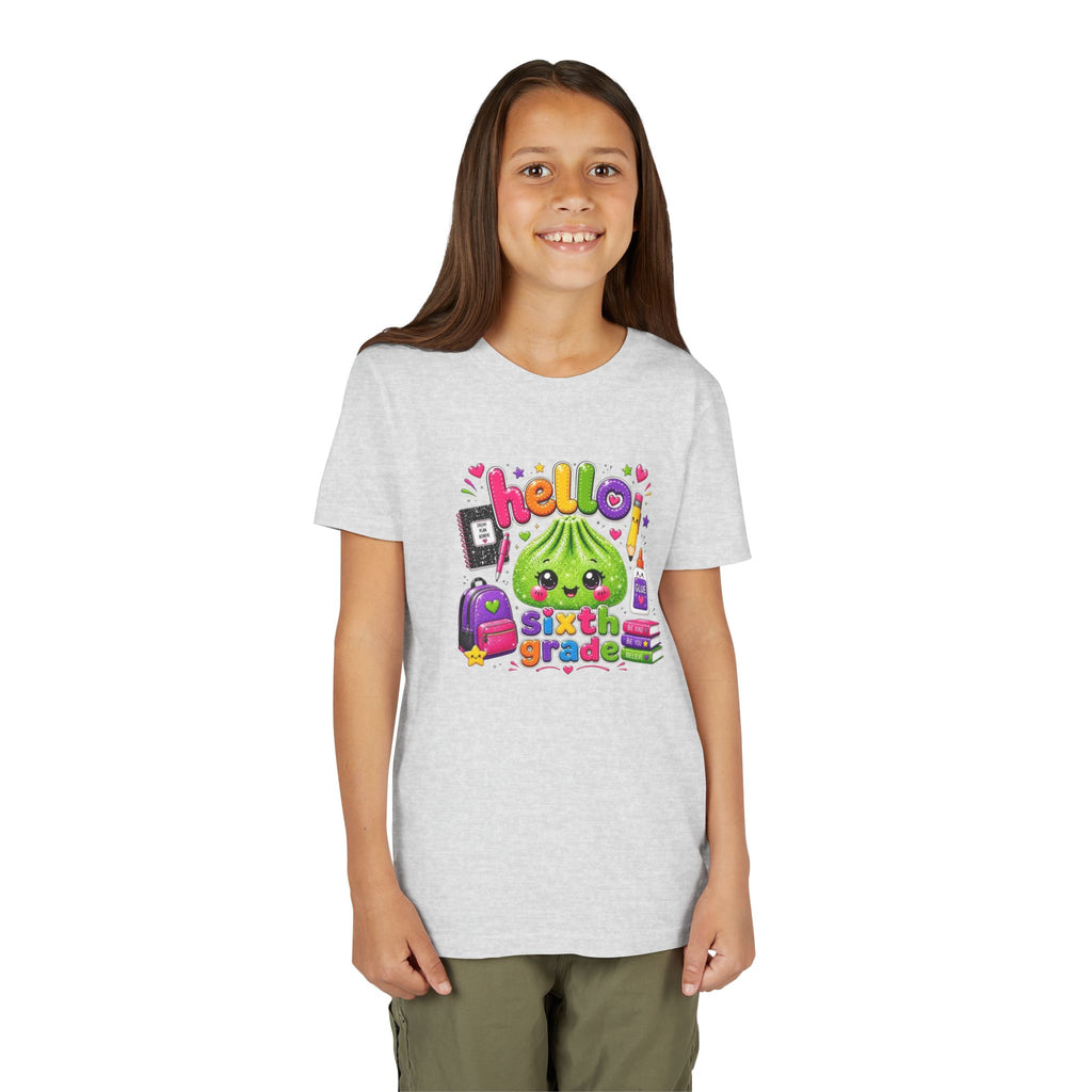 "Hello Sixth Grade" Youth Tee