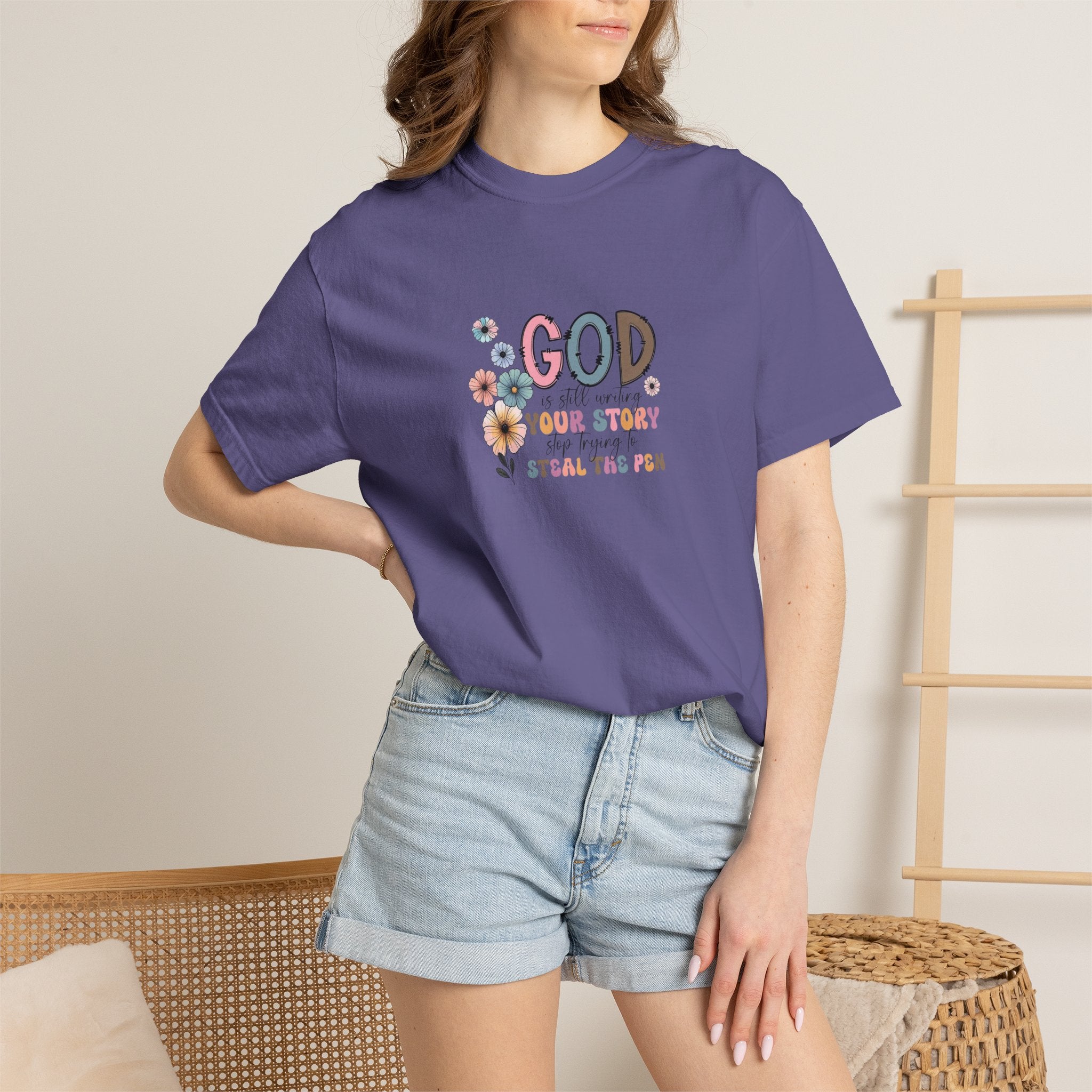 God Grew Your Story Floral T-Shirt