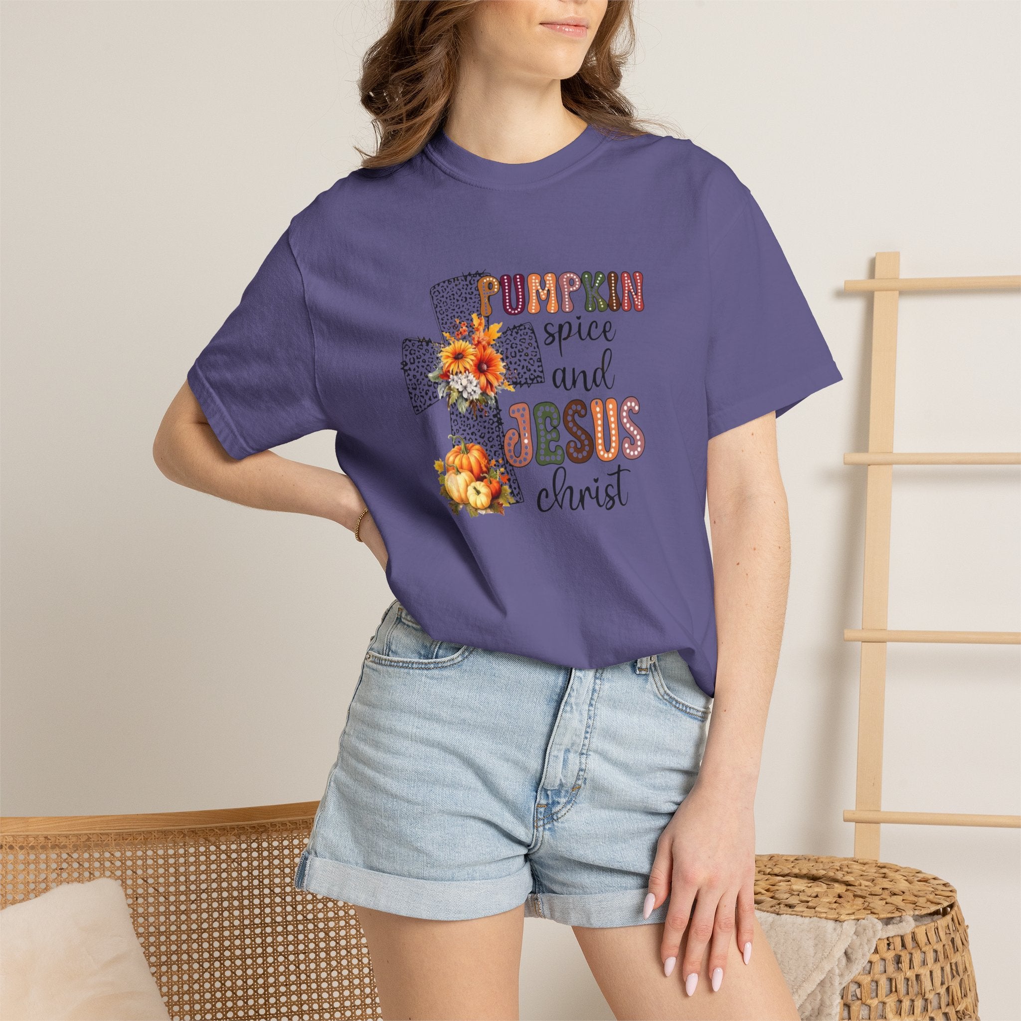 Pumpkin Spice and Jesus Tee
