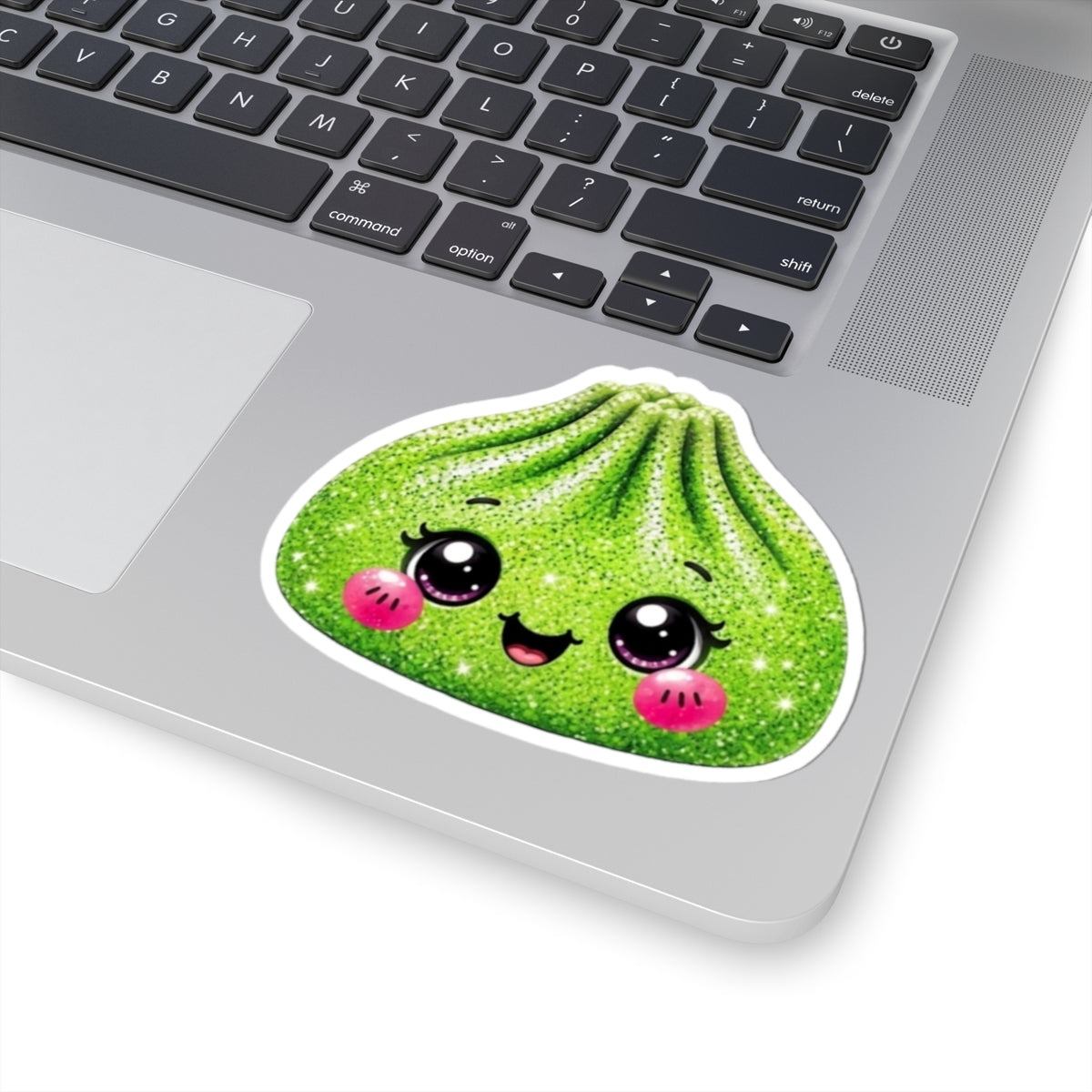 Cute Glitter Green Dumpling Sticker