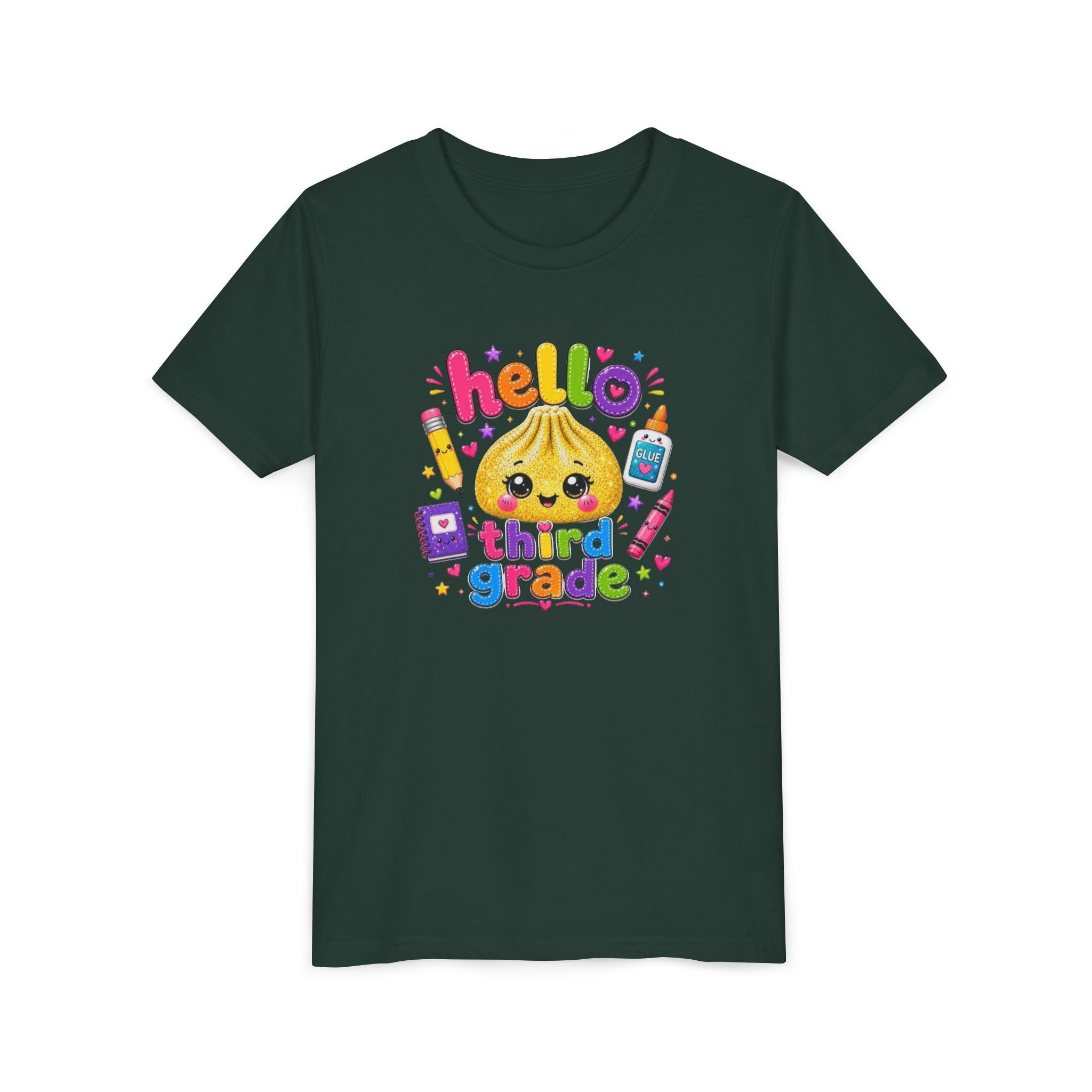 Hello Third Grade Youth Tee