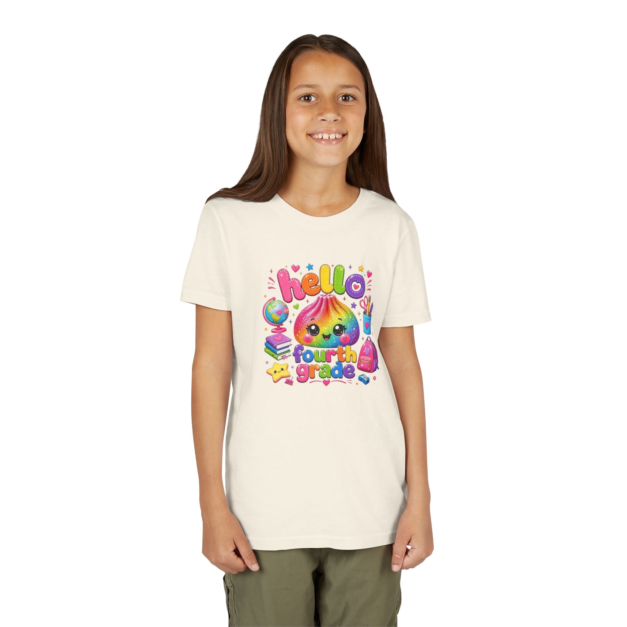 "Hello Fourth Grade" Kids T-Shirt