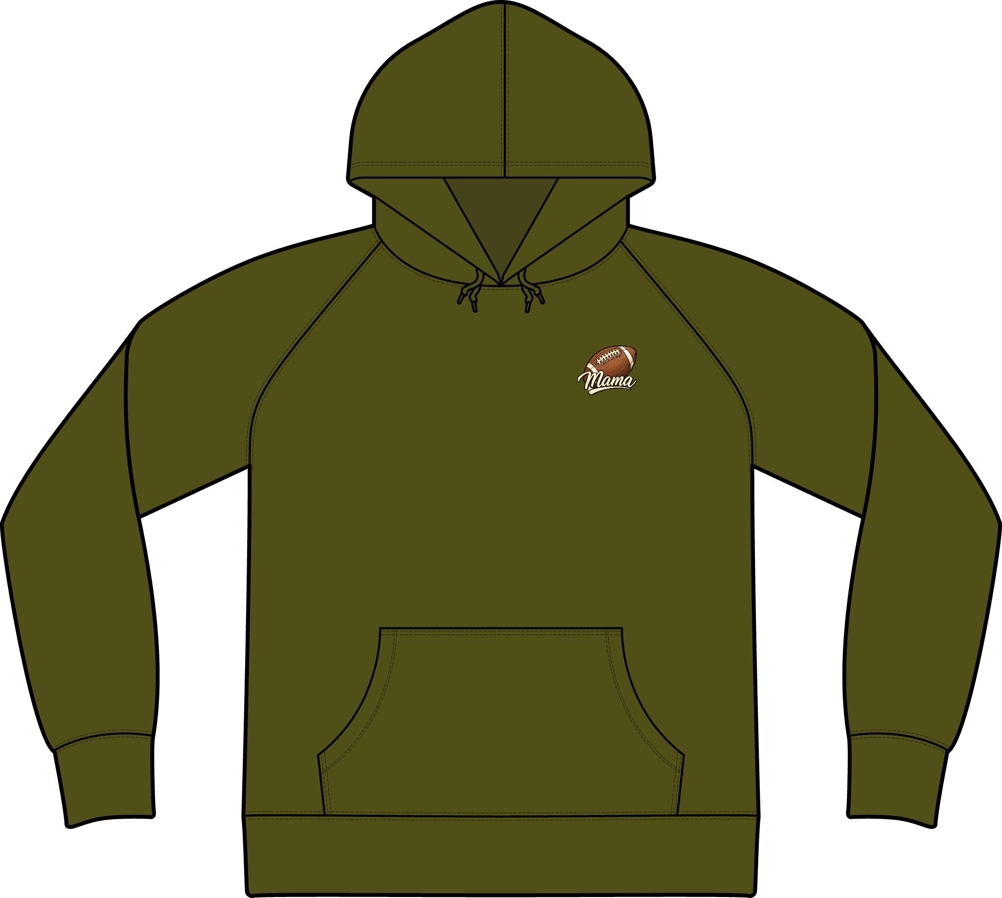 Football Mama Hoodie