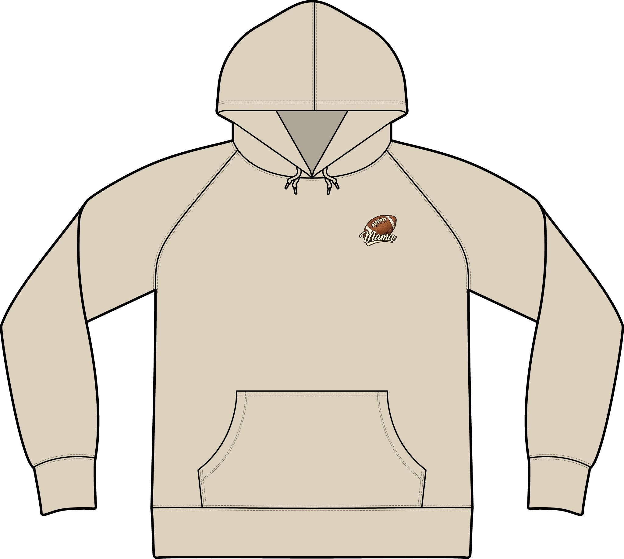 Football Mama Hoodie