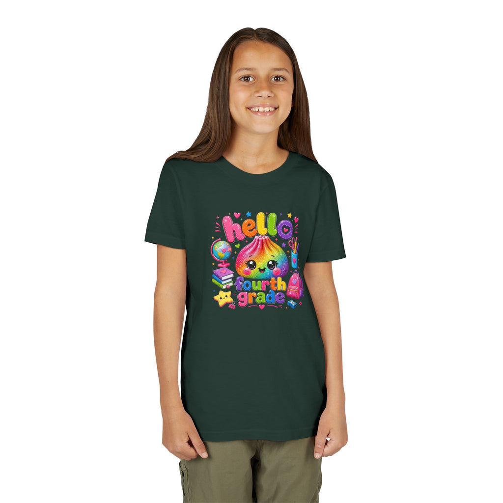 "Hello Fourth Grade" Kids T-Shirt