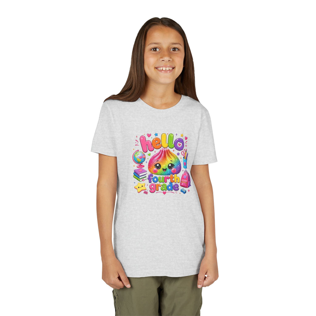 "Hello Fourth Grade" Kids T-Shirt