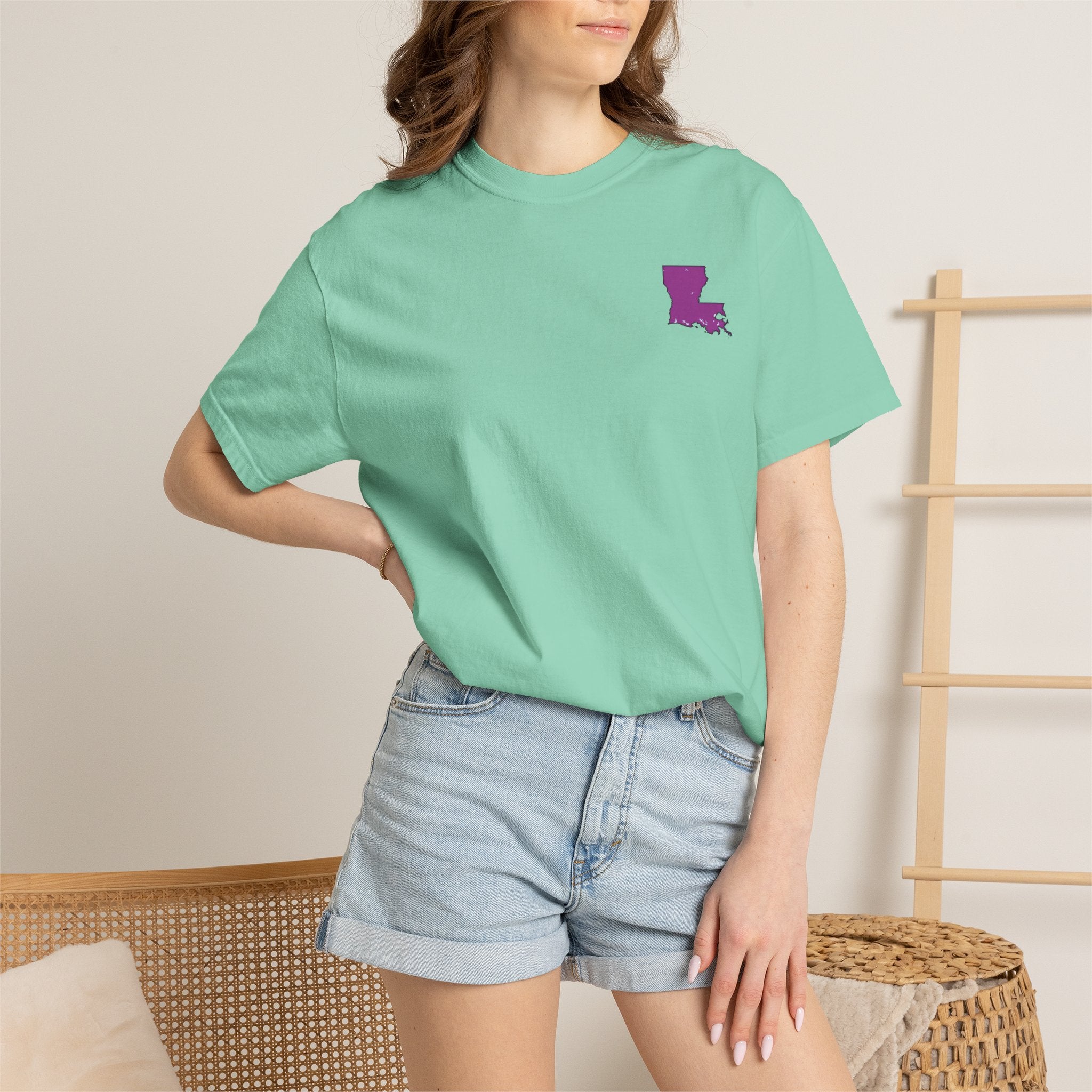 Louisiana Graphic T-Shirt — 'Excuse Me While I Love You' State Pride Tee