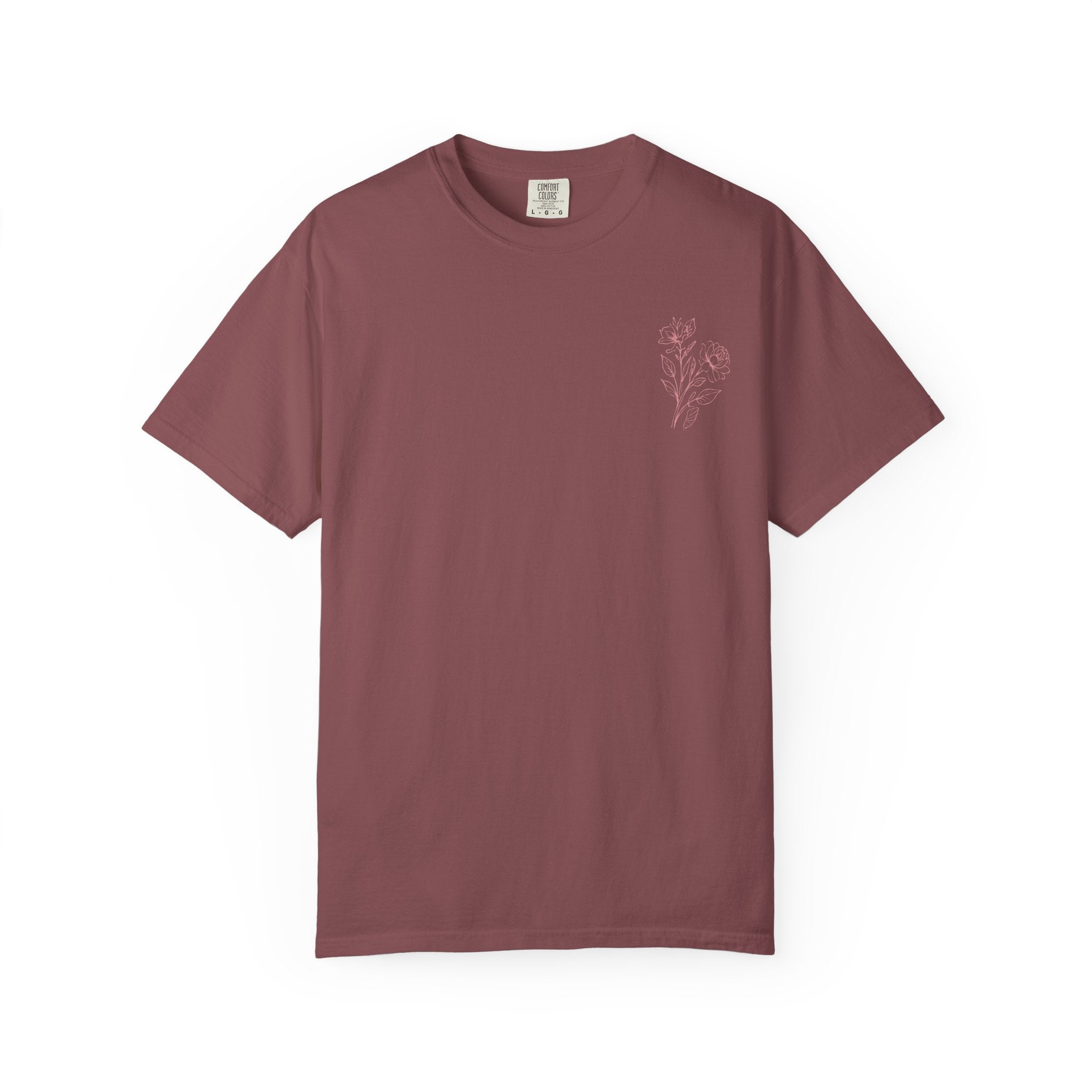 Unisex Garment-Dyed T-shirt ‘Double Bloom Collective’
