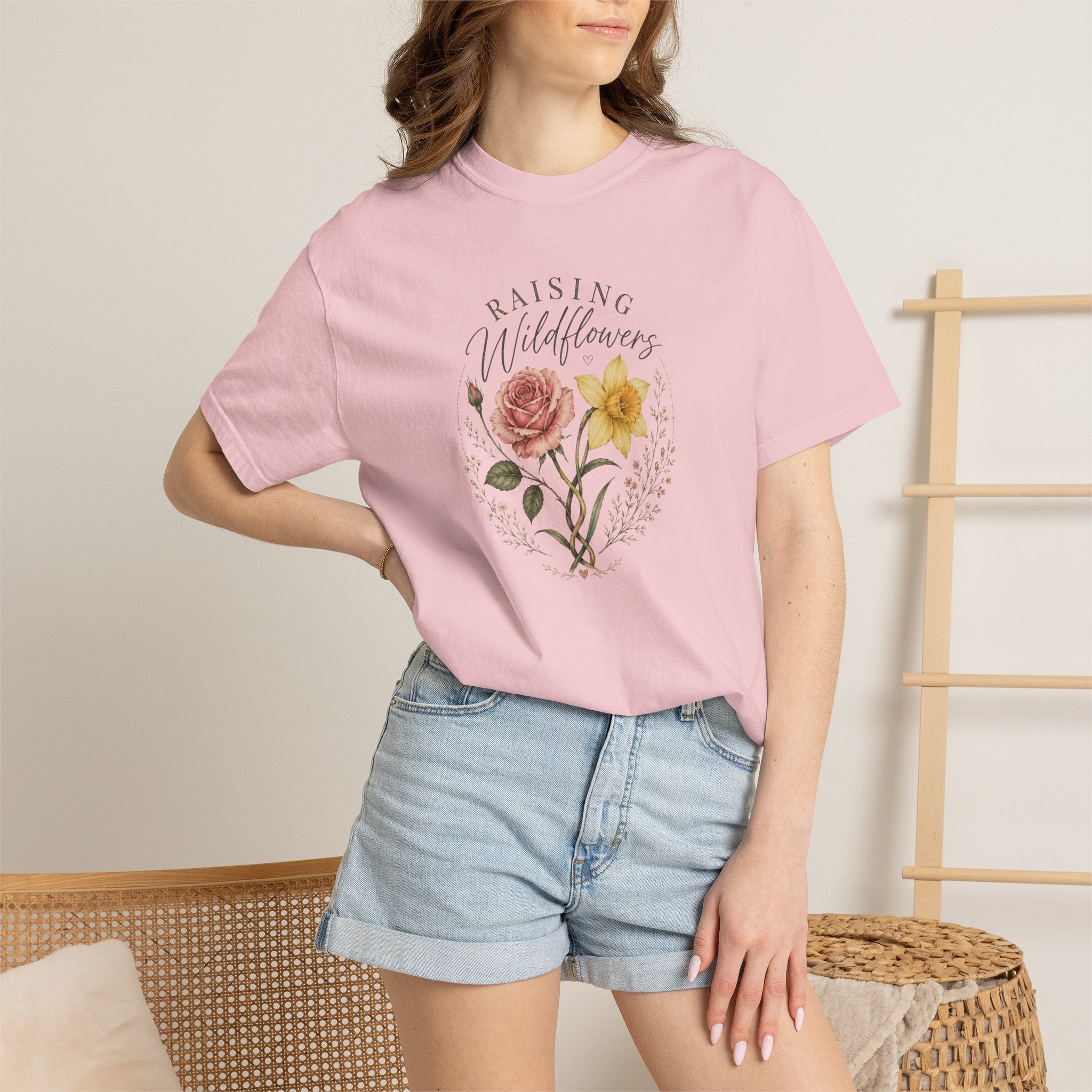 Raising Wildflowers Floral T-Shirt