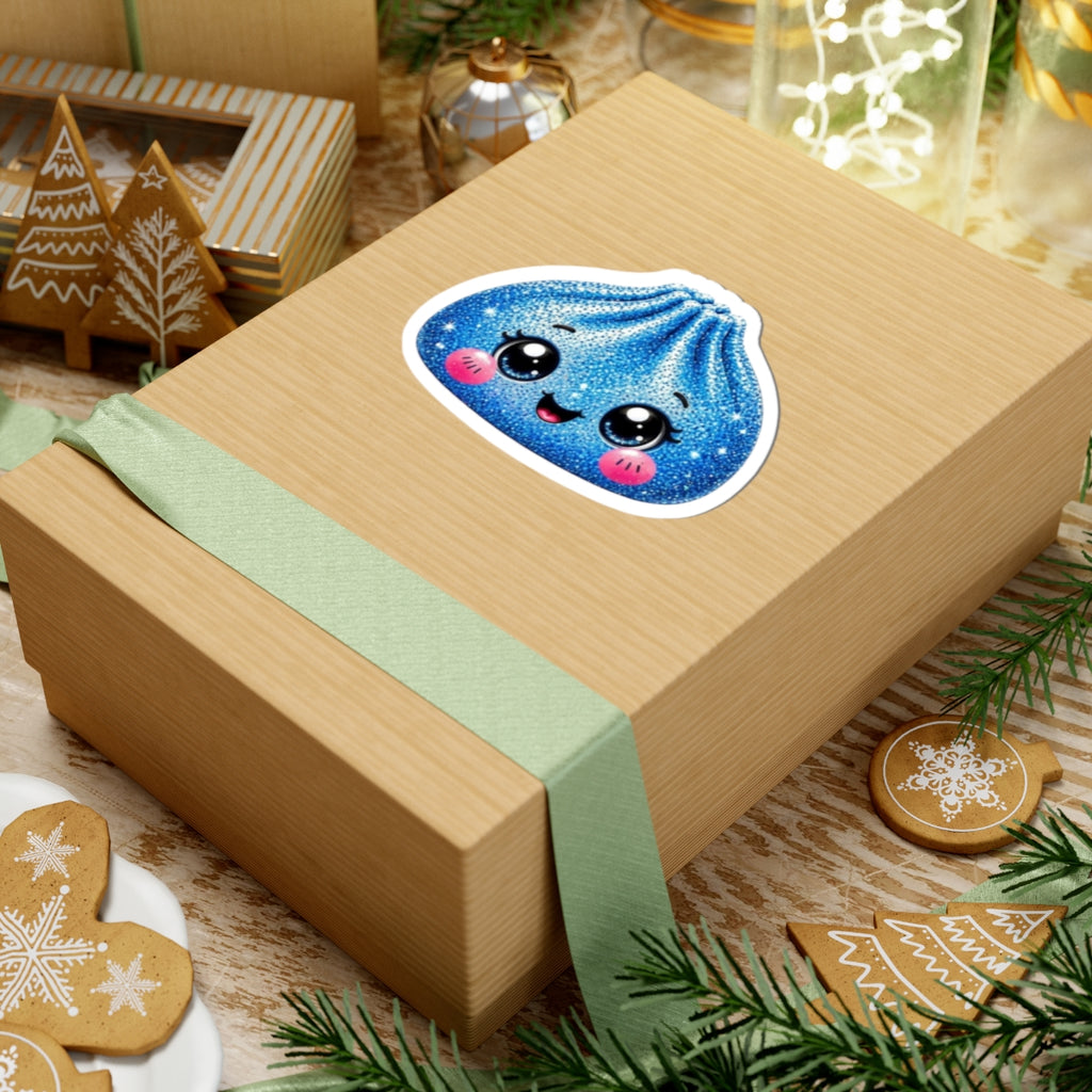 Kawaii Blue Dumpling Sticker