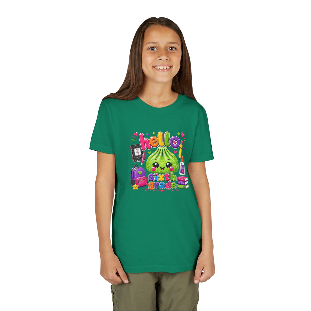"Hello Sixth Grade" Youth Tee