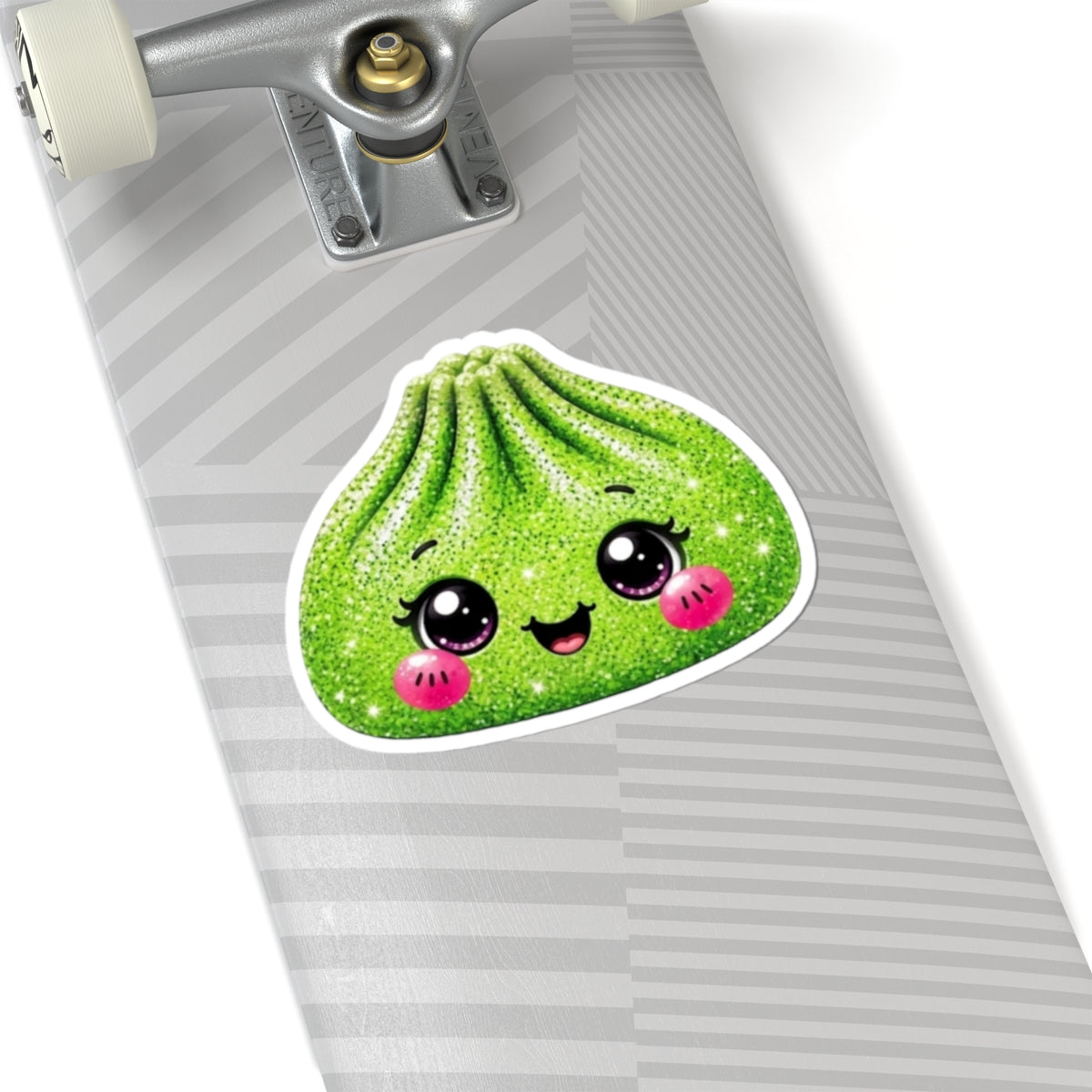 Cute Glitter Green Dumpling Sticker