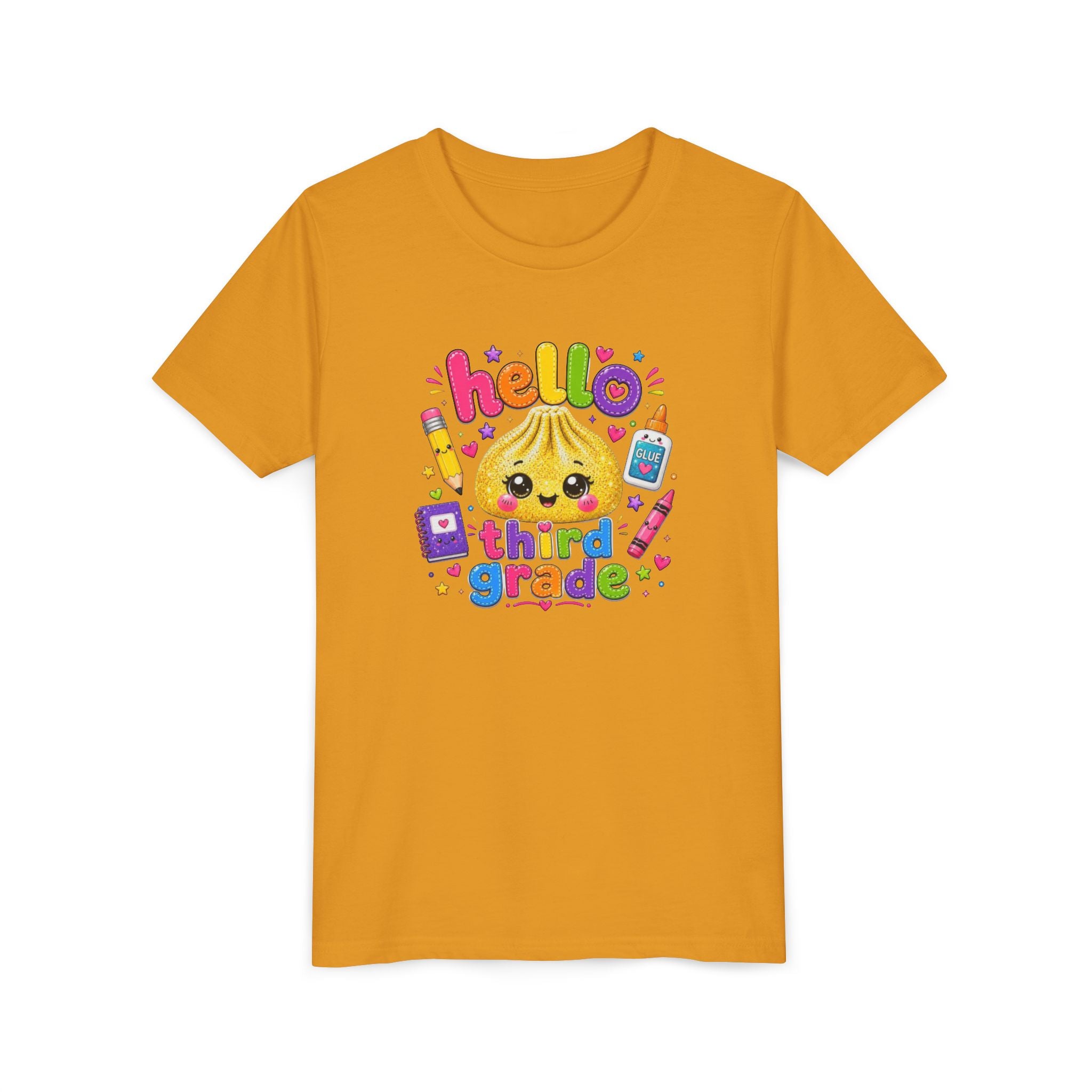 Hello Third Grade Youth Tee