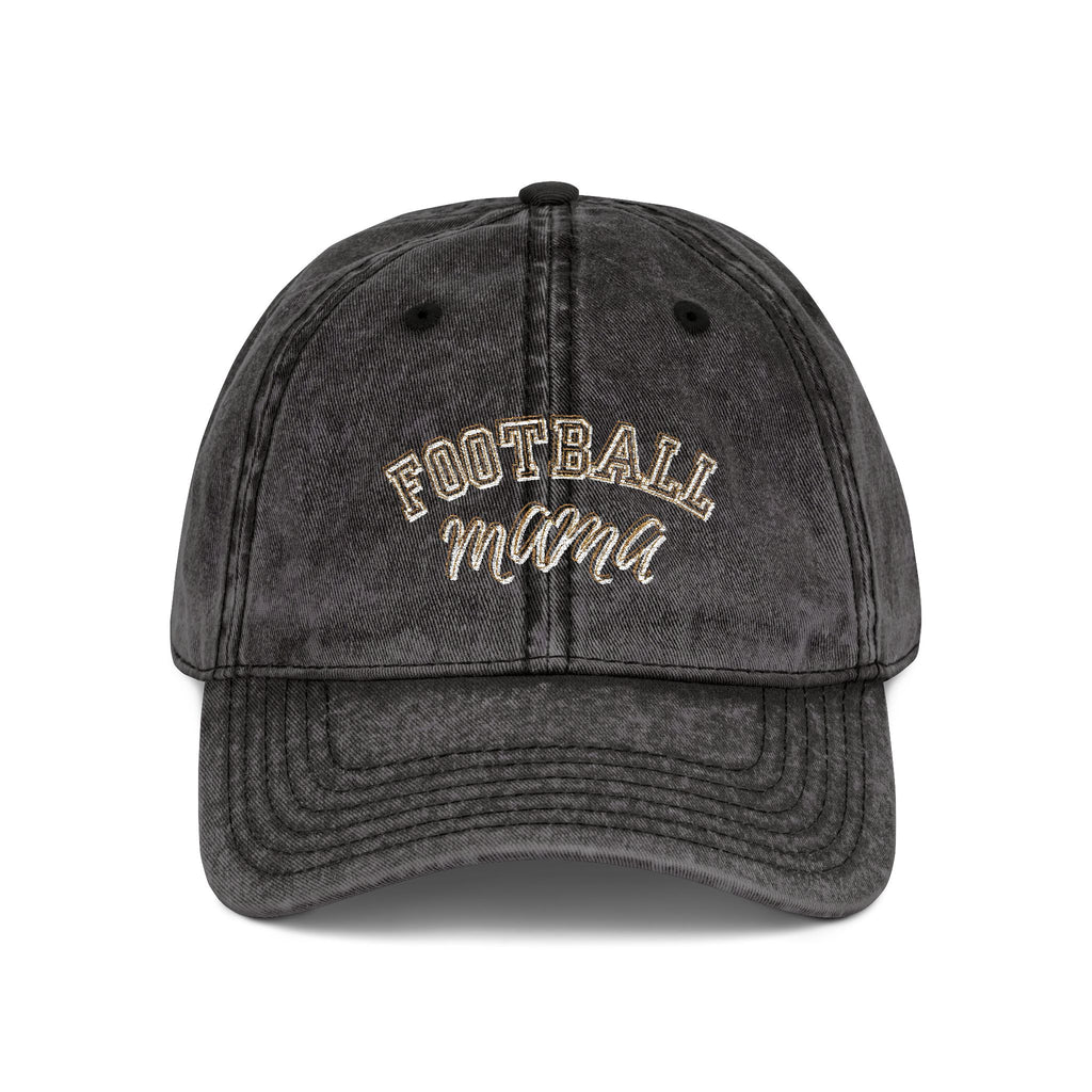 Football Mama Vintage Embroidered Cap