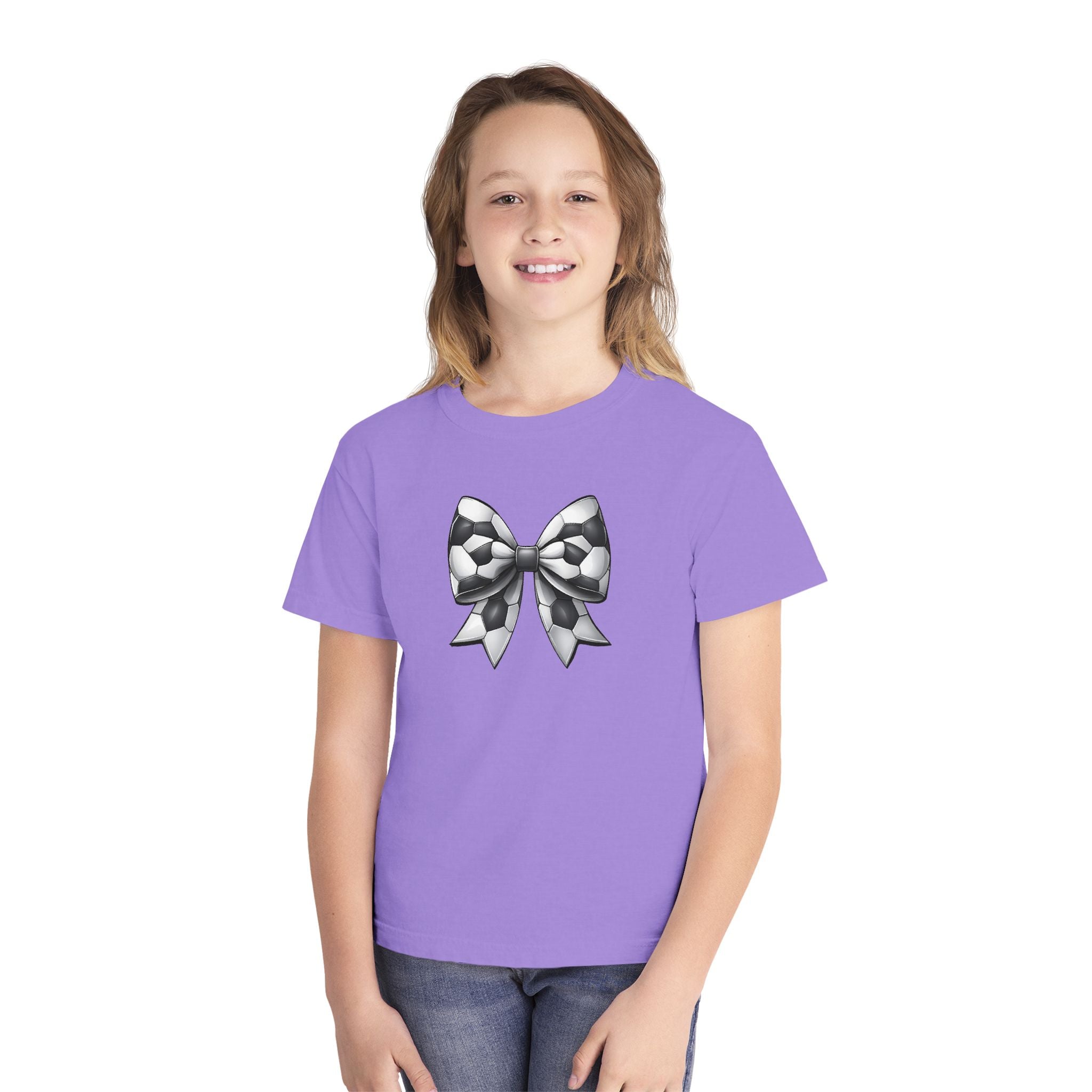 Checkerboard Bow Graphic Shirt for Kids