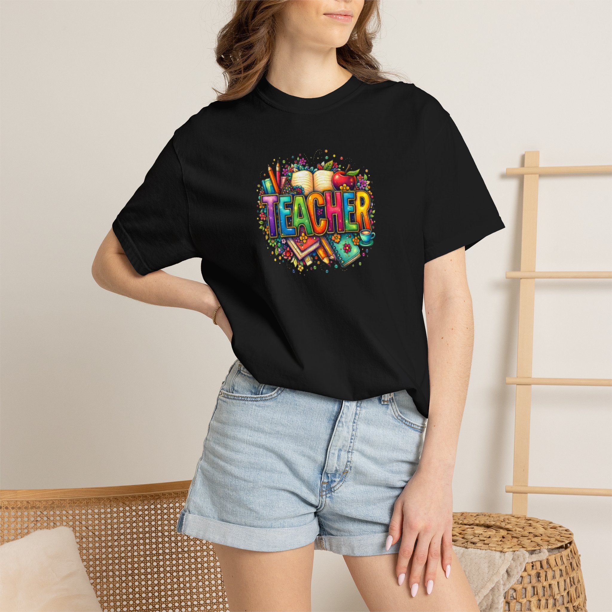 Teacher Colorful Classroom Graphic T-Shirt