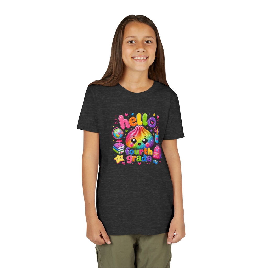 "Hello Fourth Grade" Kids T-Shirt