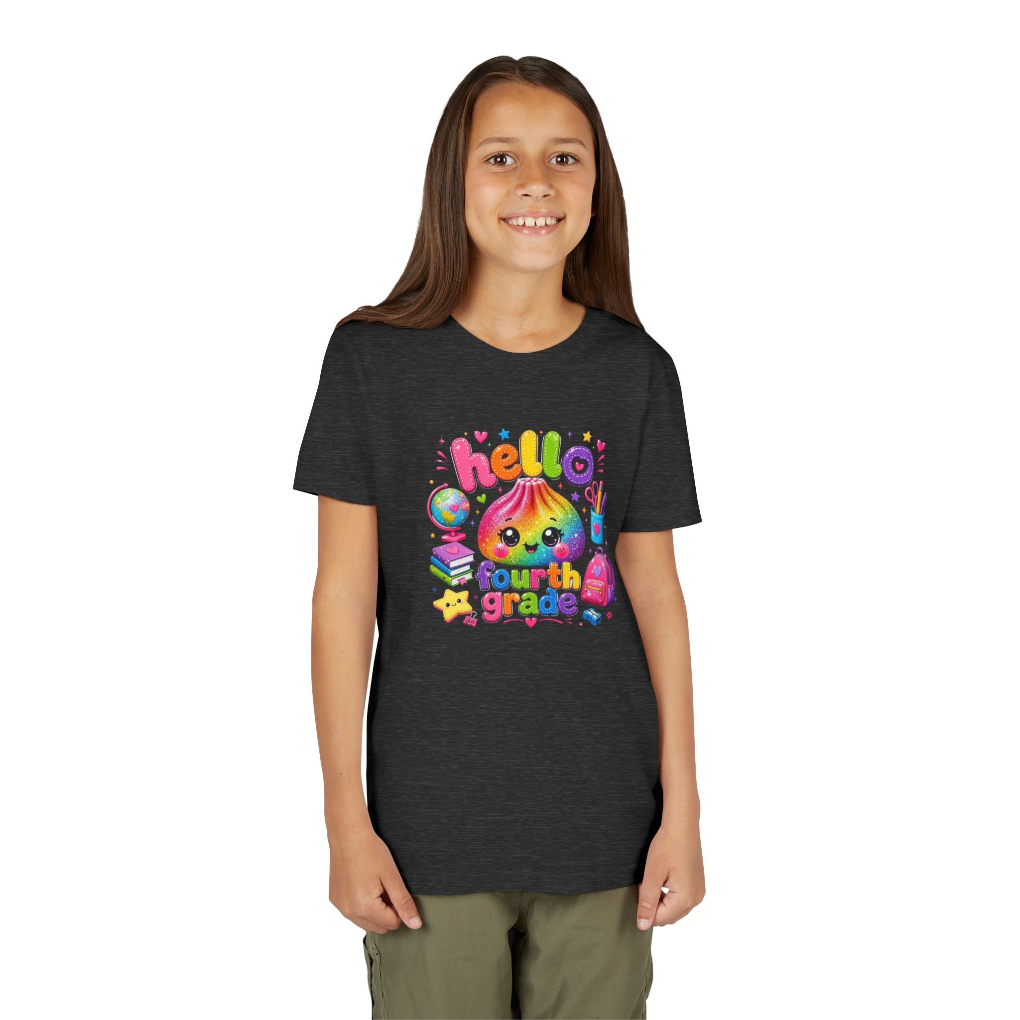 "Hello Fourth Grade" Kids T-Shirt