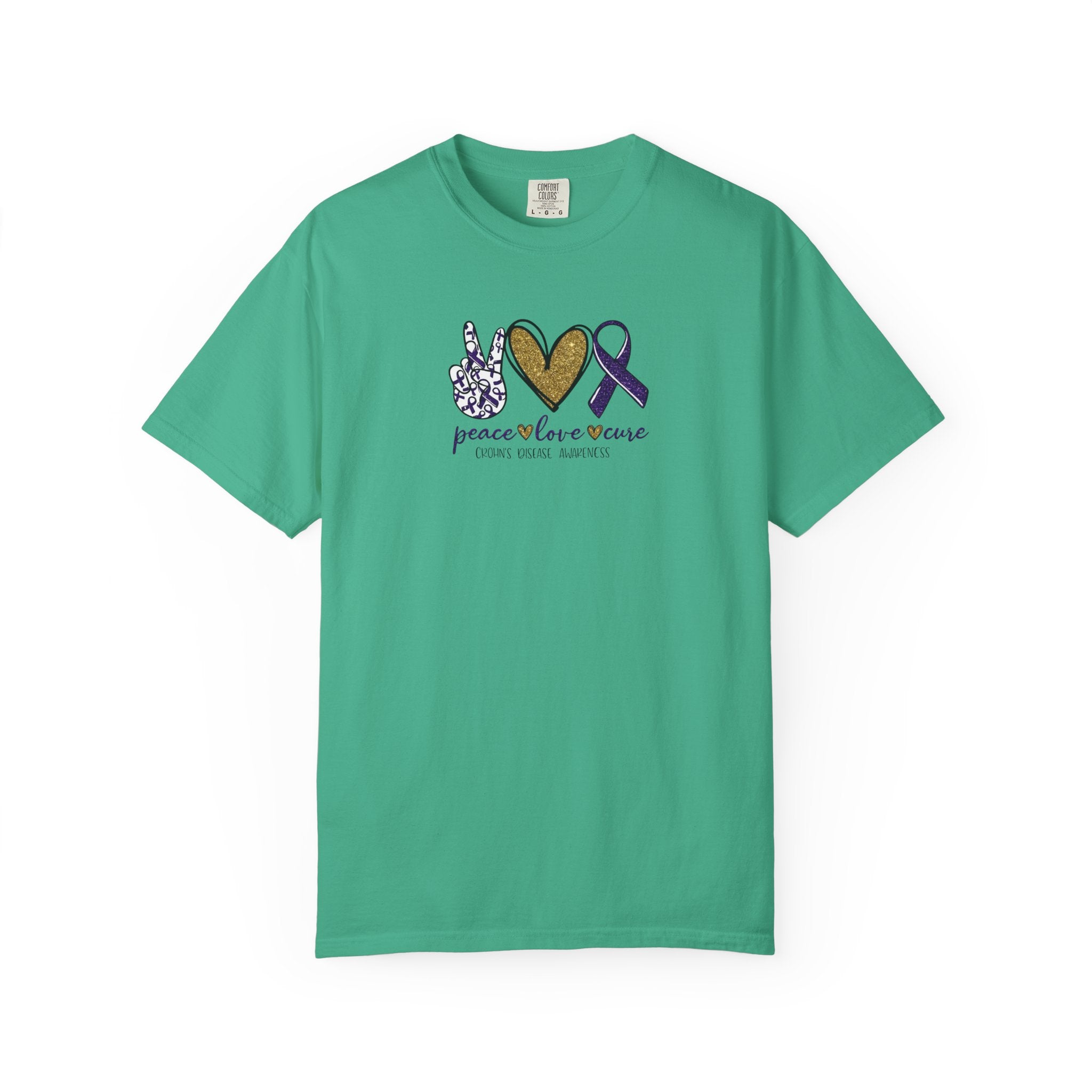 Peace Love Crohn's Awareness T-Shirt