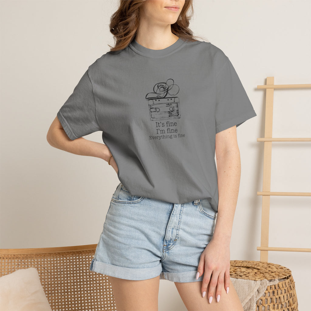 I’m Fine Cassette Tape T-Shirt