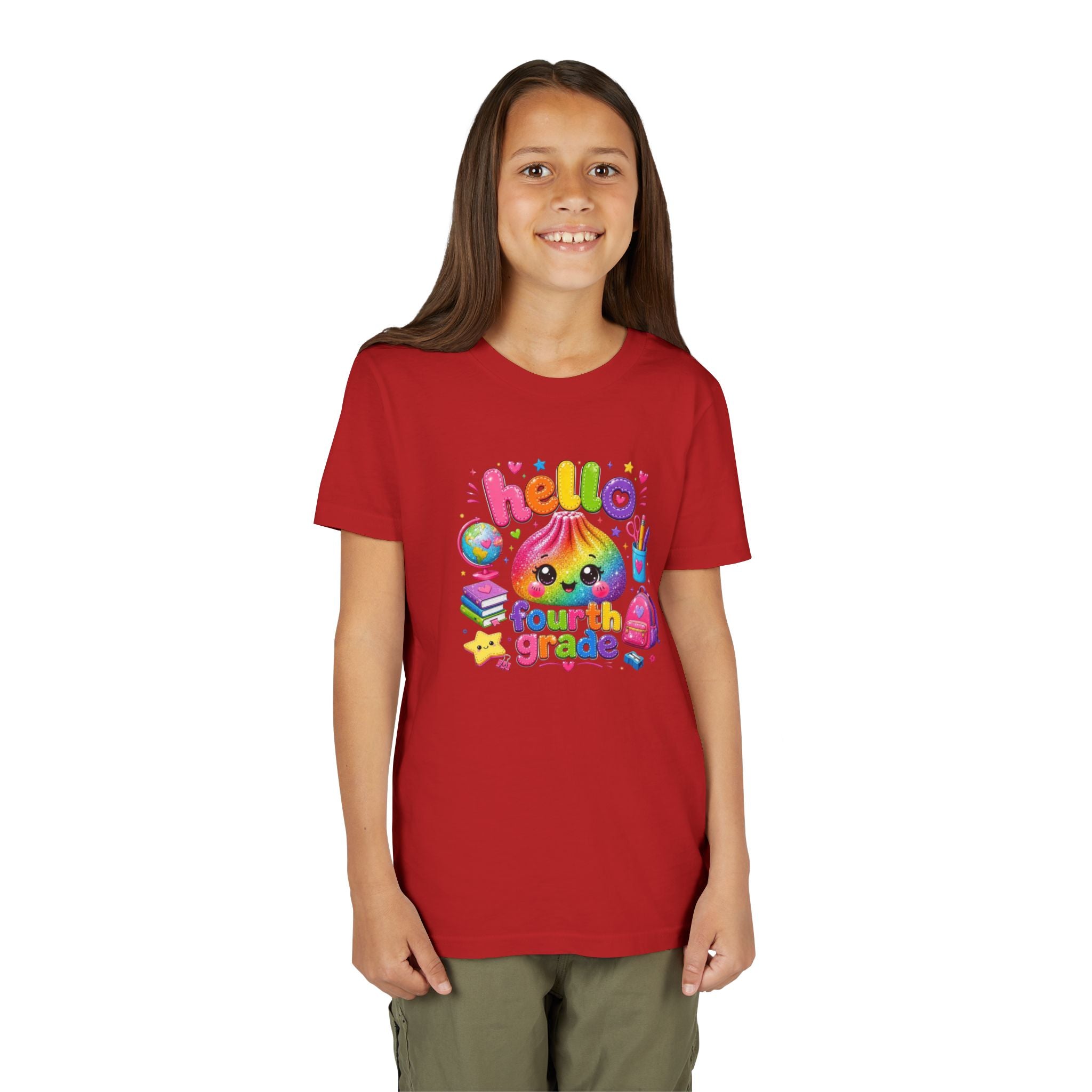 "Hello Fourth Grade" Kids T-Shirt