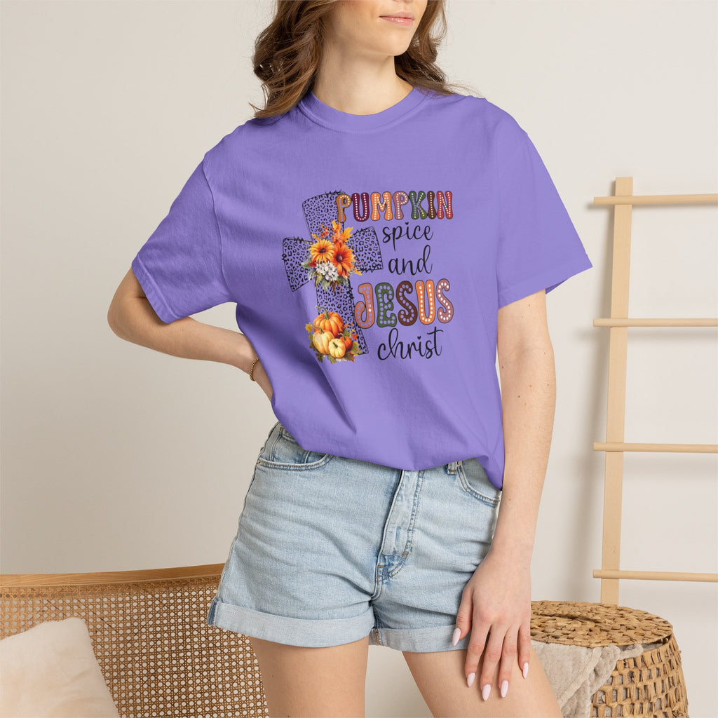 Pumpkin Spice and Jesus Tee