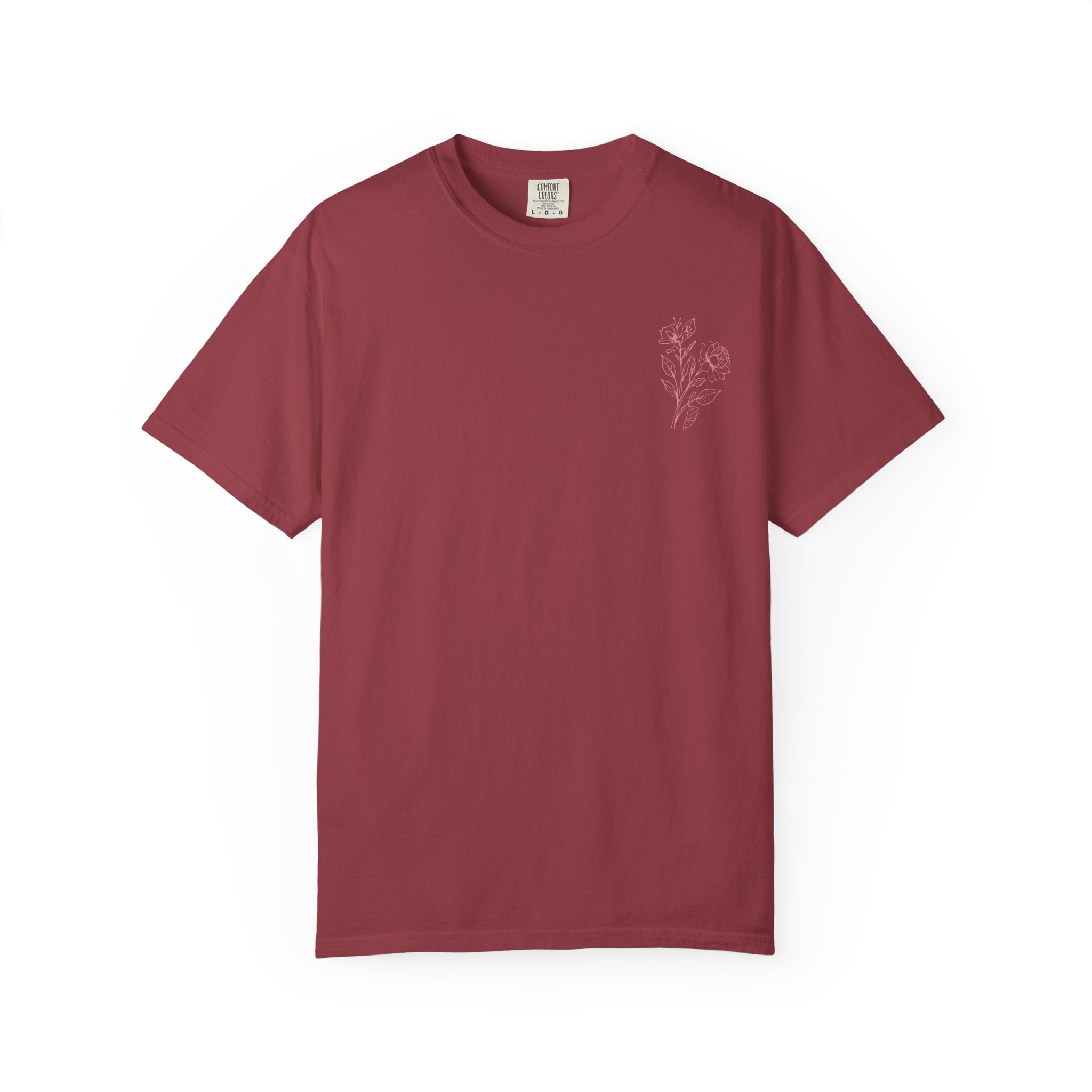 Unisex Garment-Dyed T-shirt ‘Double Bloom Collective’